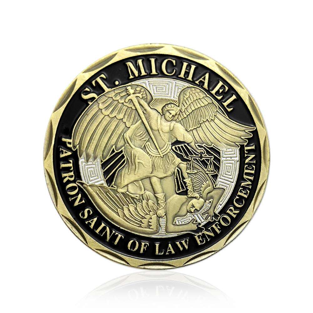 Police Officer St Michael Law Enforcement Challenge Coin 2