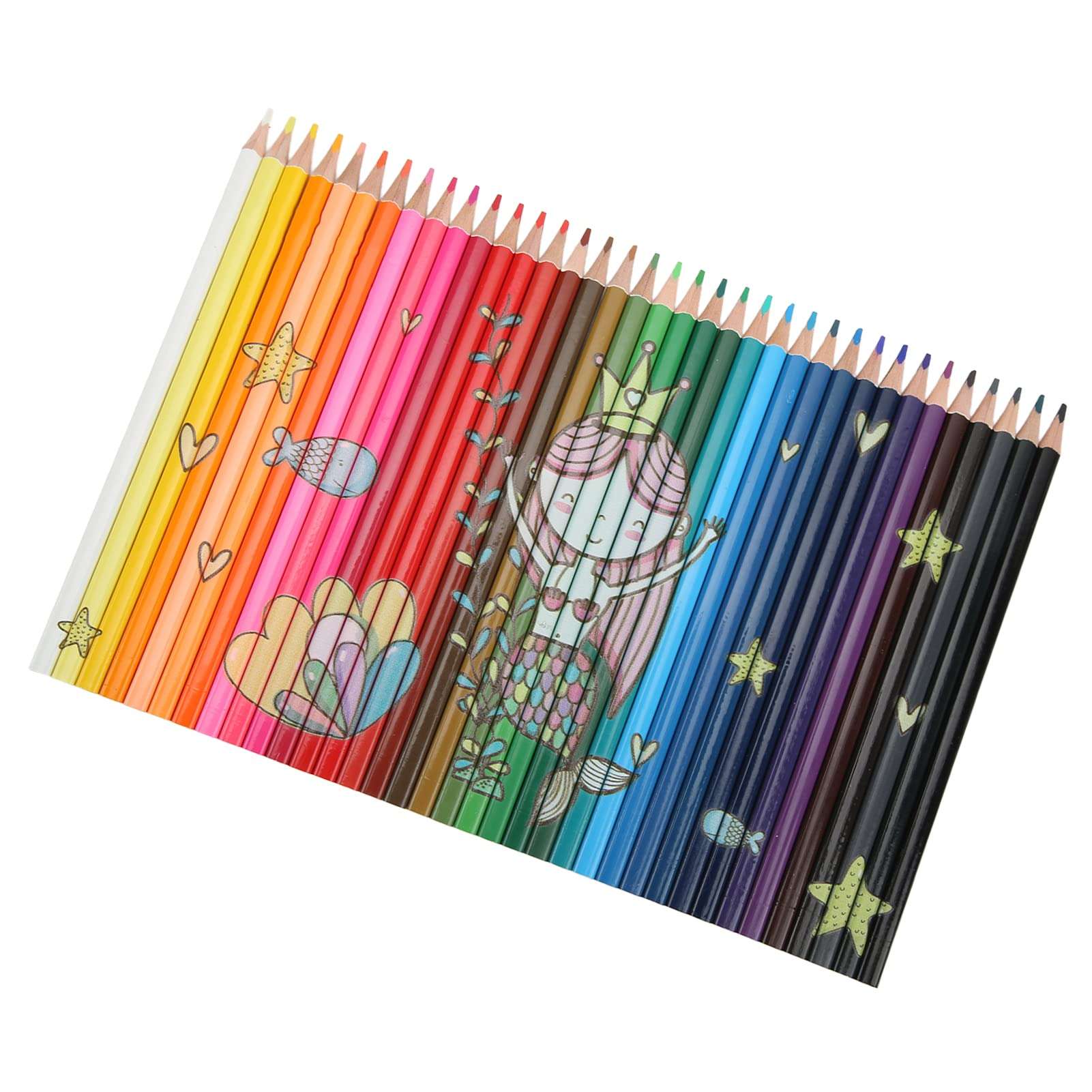Color Pencil Set, Drawing Pencils High Transparency 36 Colors High Color Uniform Coloration for Writing for Painting 4