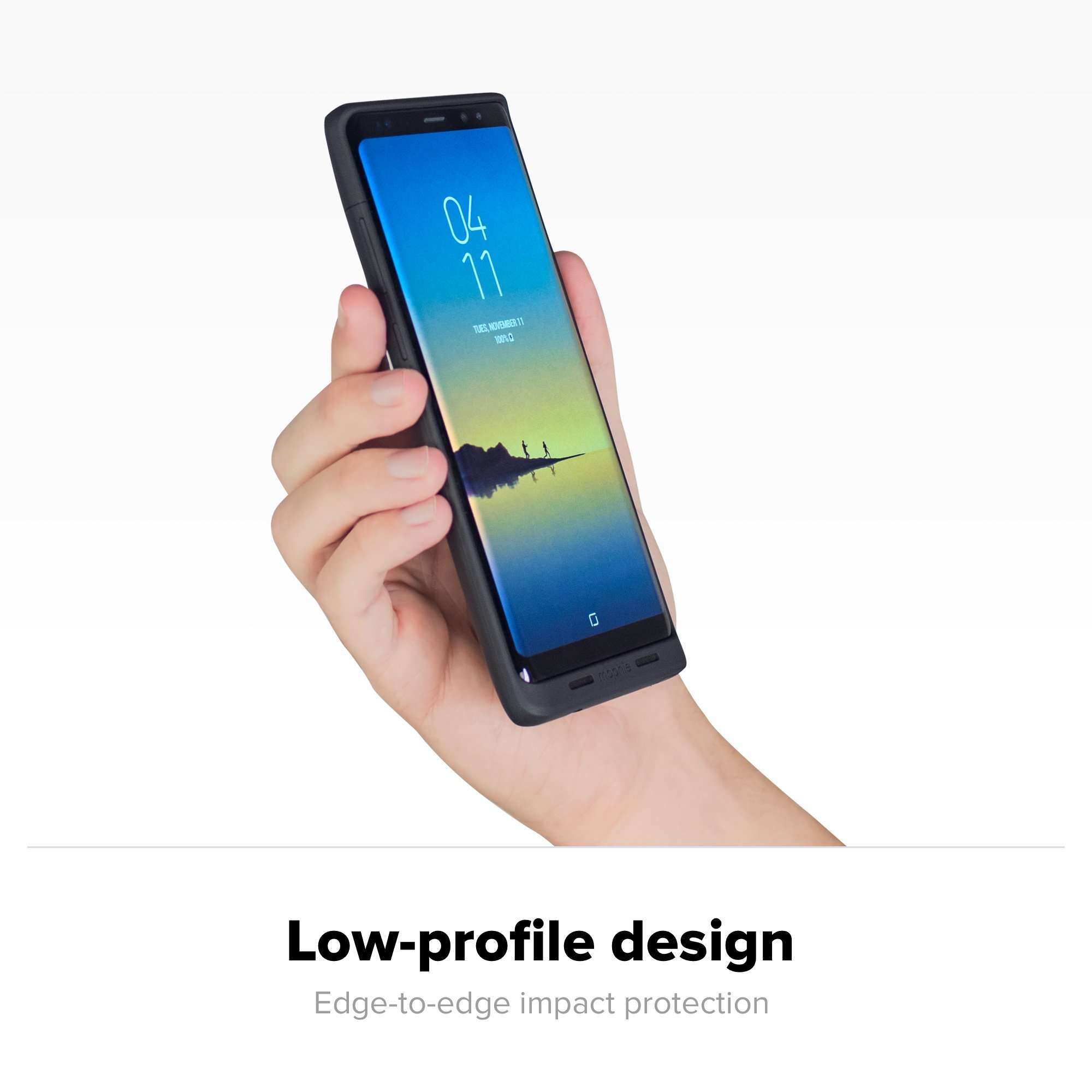 Mophie juice pack - Protective Battery Case - Made for Samsung Galaxy Note 8 - Black (4101_JP-SGN8-BLK) 5