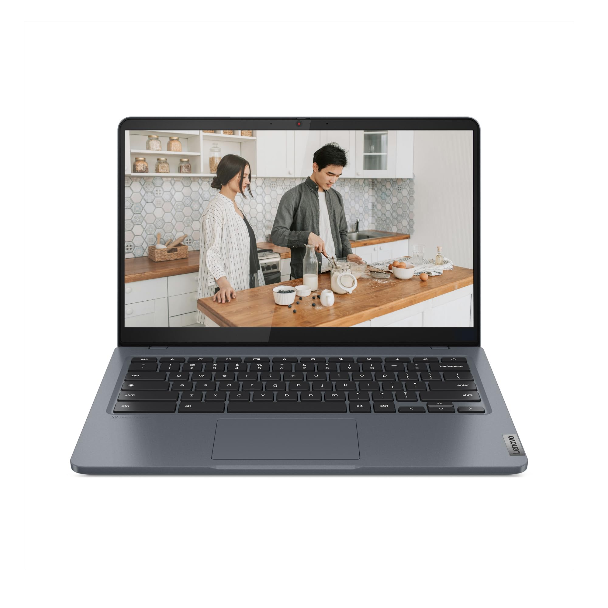 Lenovo IdeaPad Slim 3i Chromebook Plus - 2024 - Lightweight Laptop - Waves MaxxAudio® - 14" FHD Display - HD 1080p Camera - 8GB Memory - 256GB Storage - Intel® Core™ i3-N305 - Storm Grey