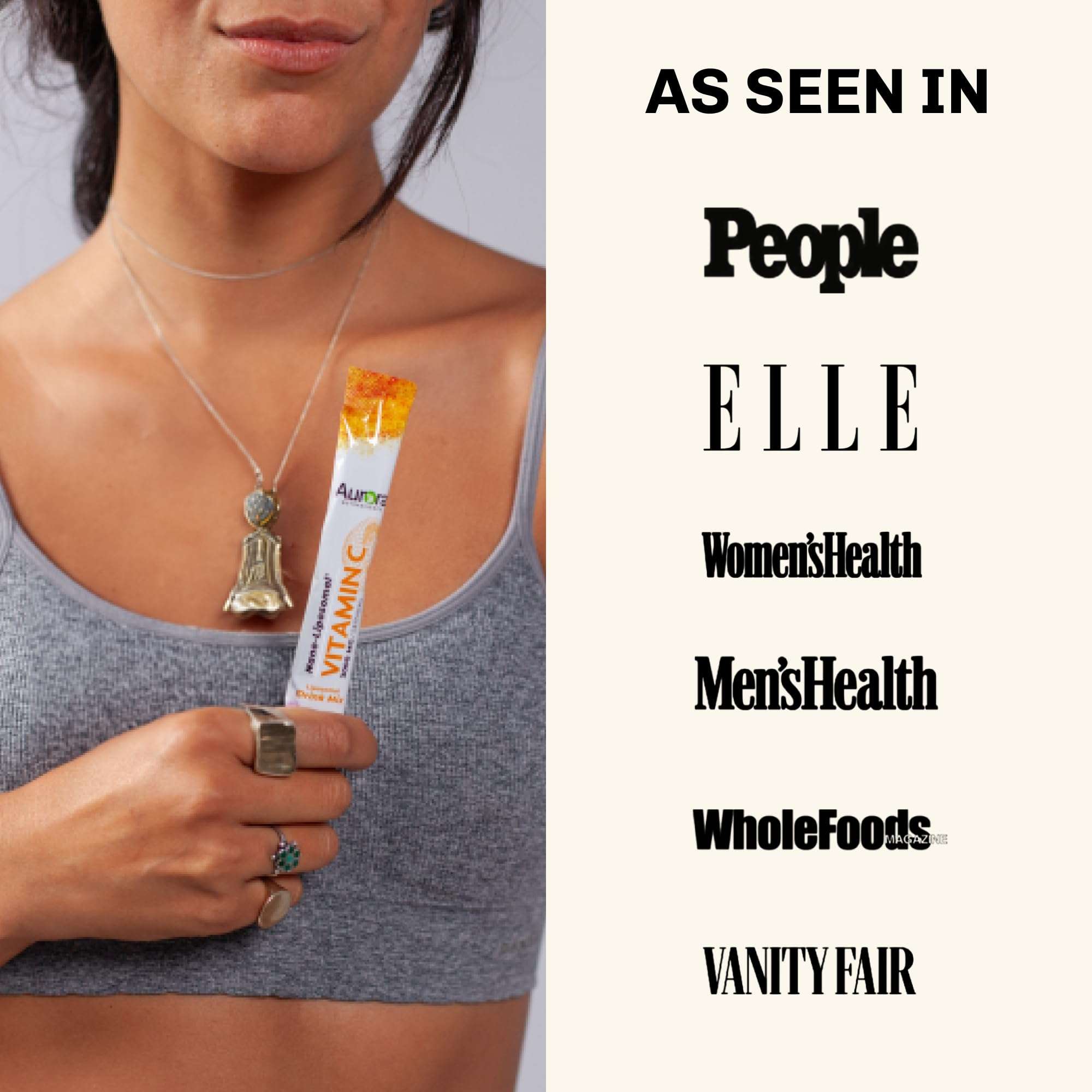 Aurora Nutrascience, Nano-Liposomal Vitamin C, Immune Support Vitamin Drink Mix, High Strength 3,000 mg Per Serving, 10 Single Serve Packets 6