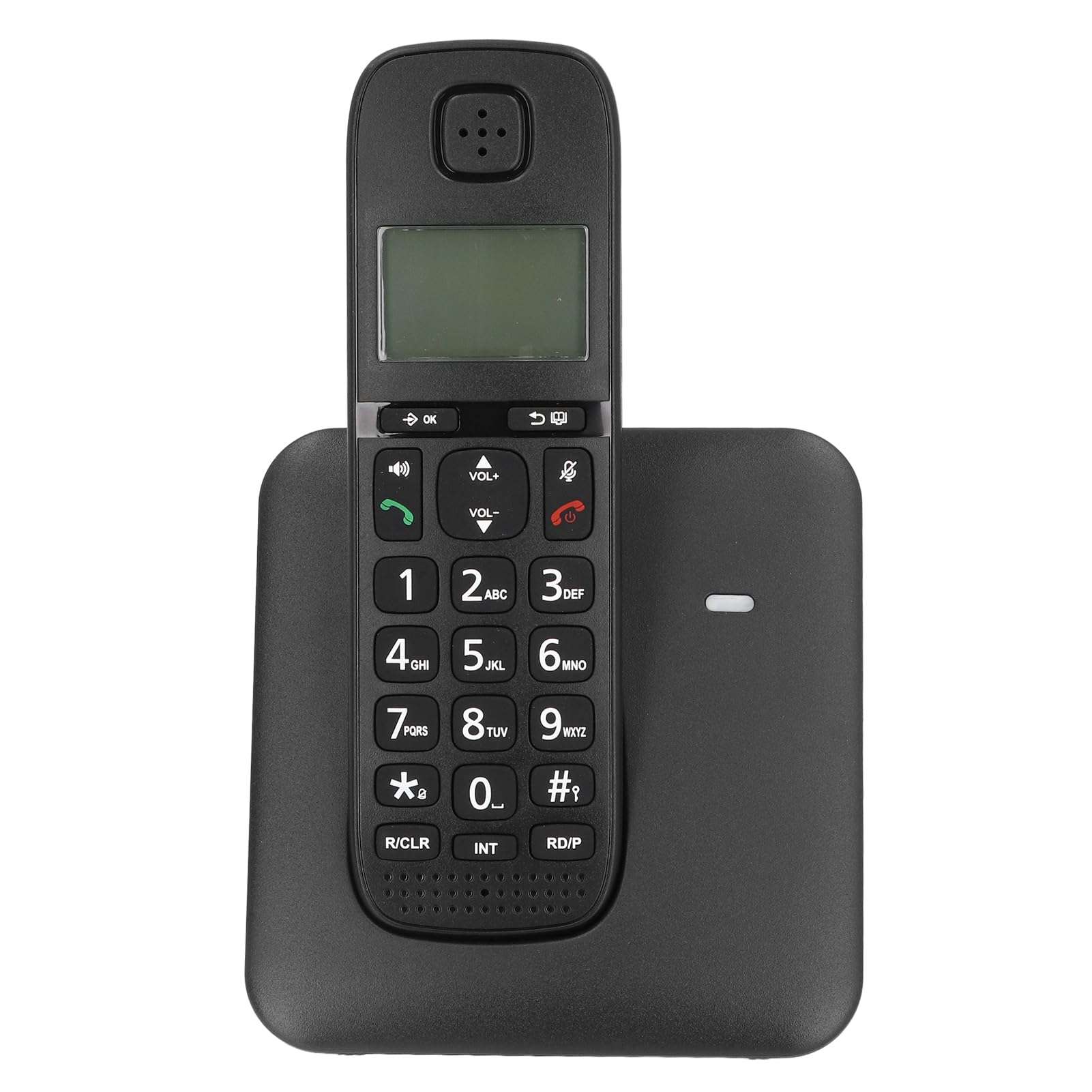Cordless Phone, LCD Screen, 30 Incoming Numbers, 10 Outgoing Numbers, 10 Hour Talk Time, 800mAh Battery, Cordless Telephone with Call Forwarding and Three Way Calling (US Plug 1