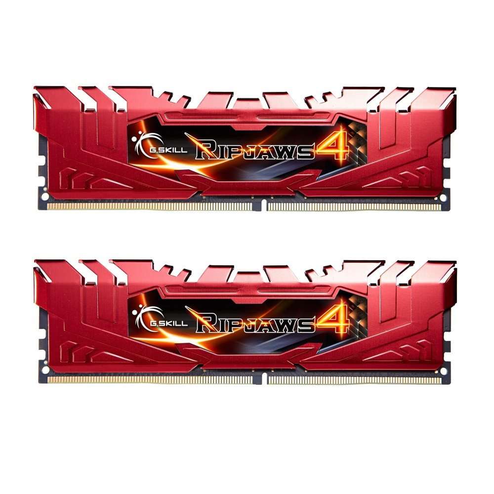 G.SKILL 16GB (2 x 8GB) Ripjaws 4 Series 288-Pin DDR4 PC4-21300 2666MHz for Intel X99 Platform Extreme Performance Memory Model F4-2666C15D-16GRR 1