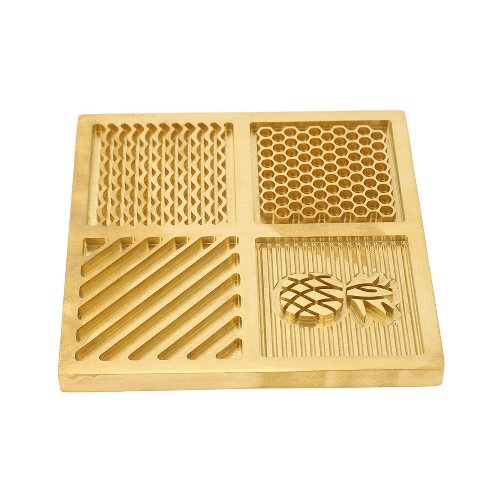 Thickened Brass Stamp, 4 Patterns for Bar and Home, Quick Production 4