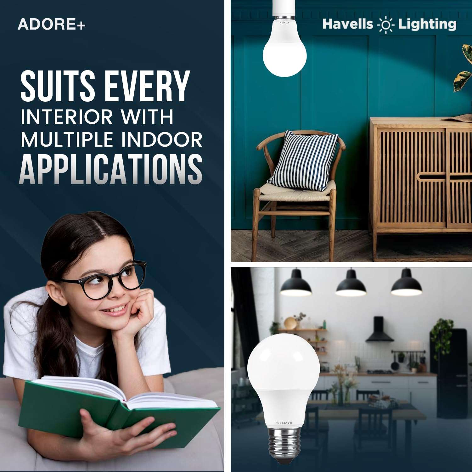 Havells 9W LED B22 Bulb |Cool Day Light|Upto 4KV Surge Protection |High Voltage Protection |Eco Friendly|Energy Efficient |Premium and Beautiful Lighting for Home and Office| Made in India|Pack of 10 4