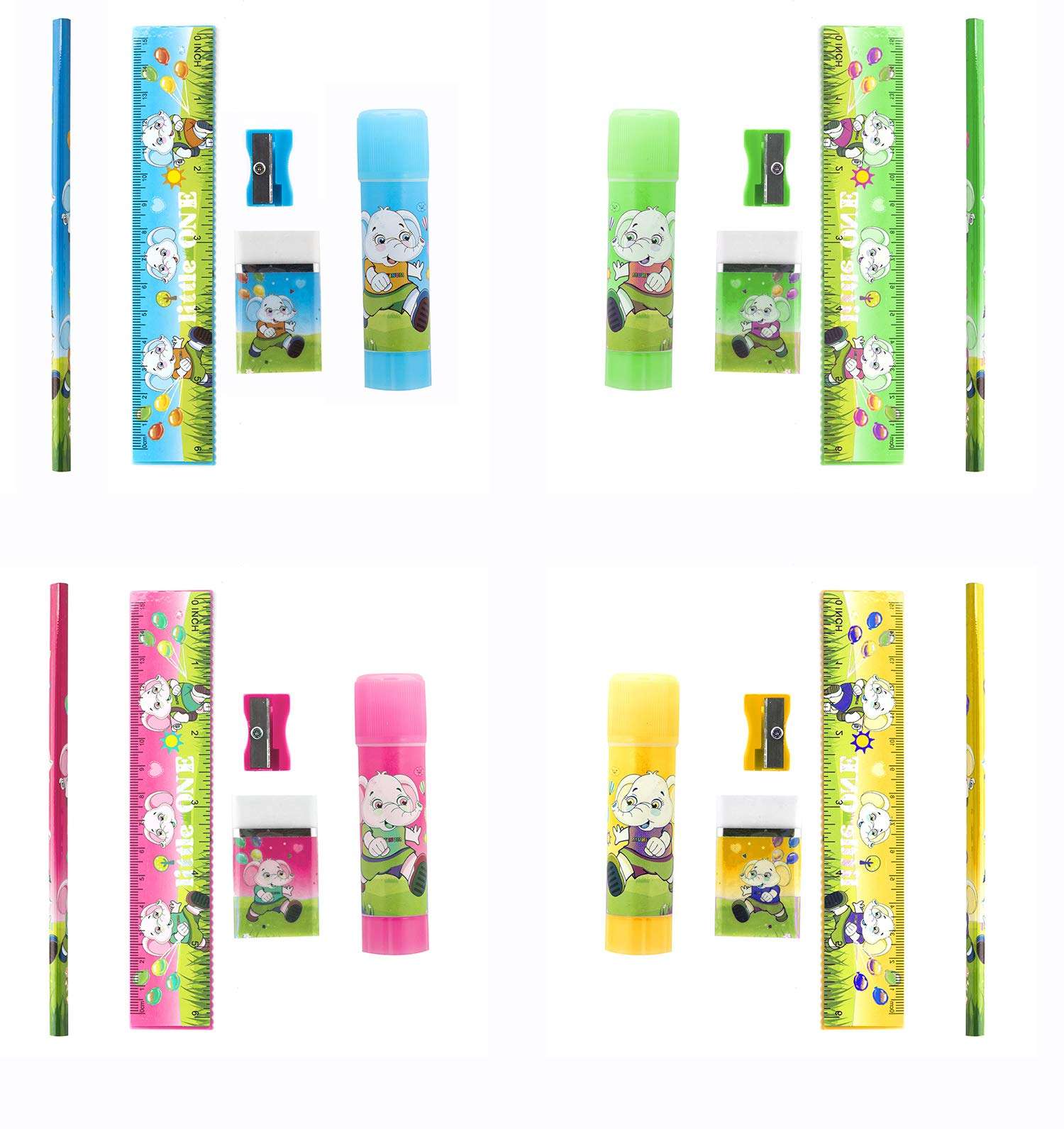 Morges Kids Stationary Gift Sets Of 4 Boy And Girls (Multicolor) 1