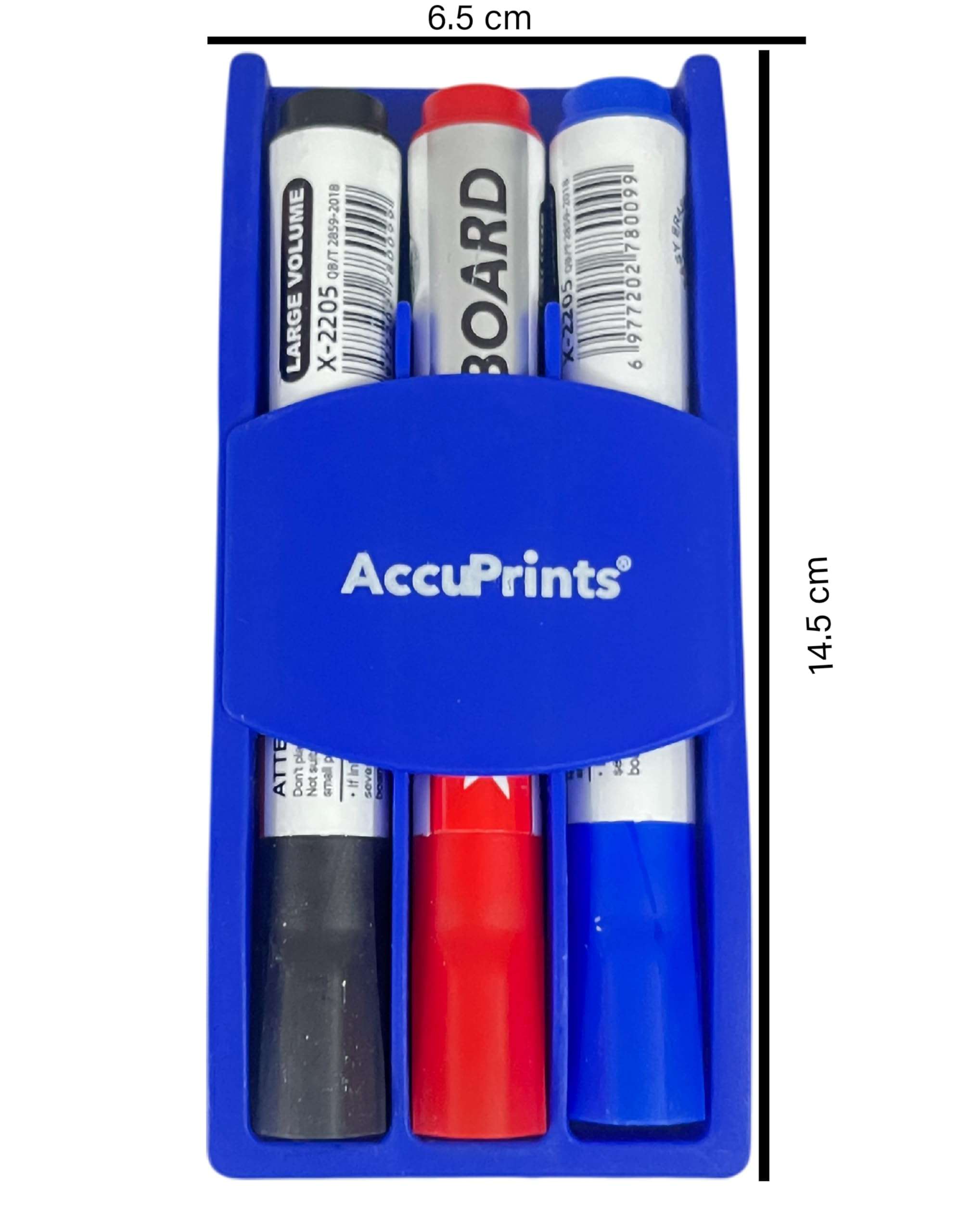 AccuPrints Set of 3 White Board Marker with Magnetics Dusters | Markers for White Board Magnetics Dry Erase Markers Fine Tip Low-Odor Whiteboard Markers with Dusters (Magnetic Duster 3 Set) (A6P0) 4