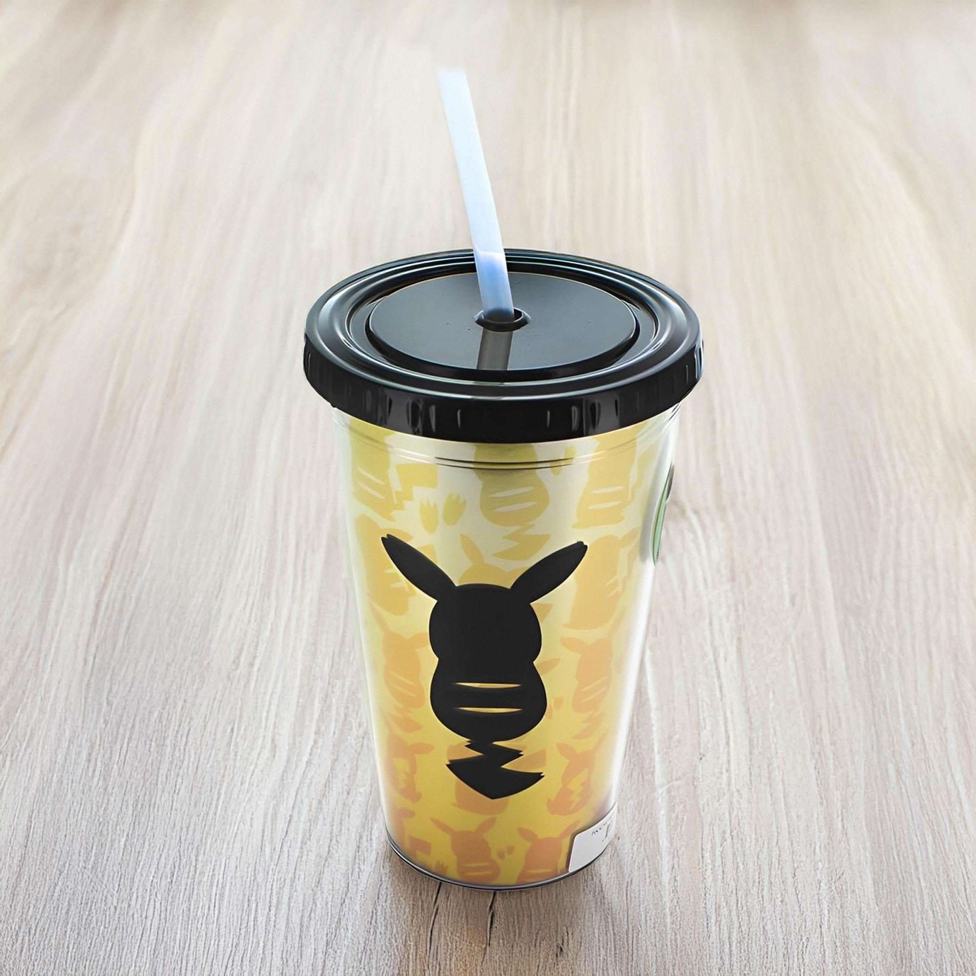 JUST FUNKY Pokemon Pikachu Silhouette Gold 16oz Carnival Cup 2