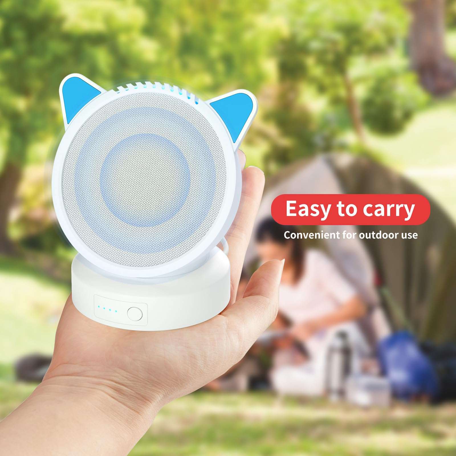 Liboer Echo Pop Battery Base Portable Charging Base for Echo Pop and Xiaodu Speaker, Echo Pop Battery Base with Protective Case (White) 4