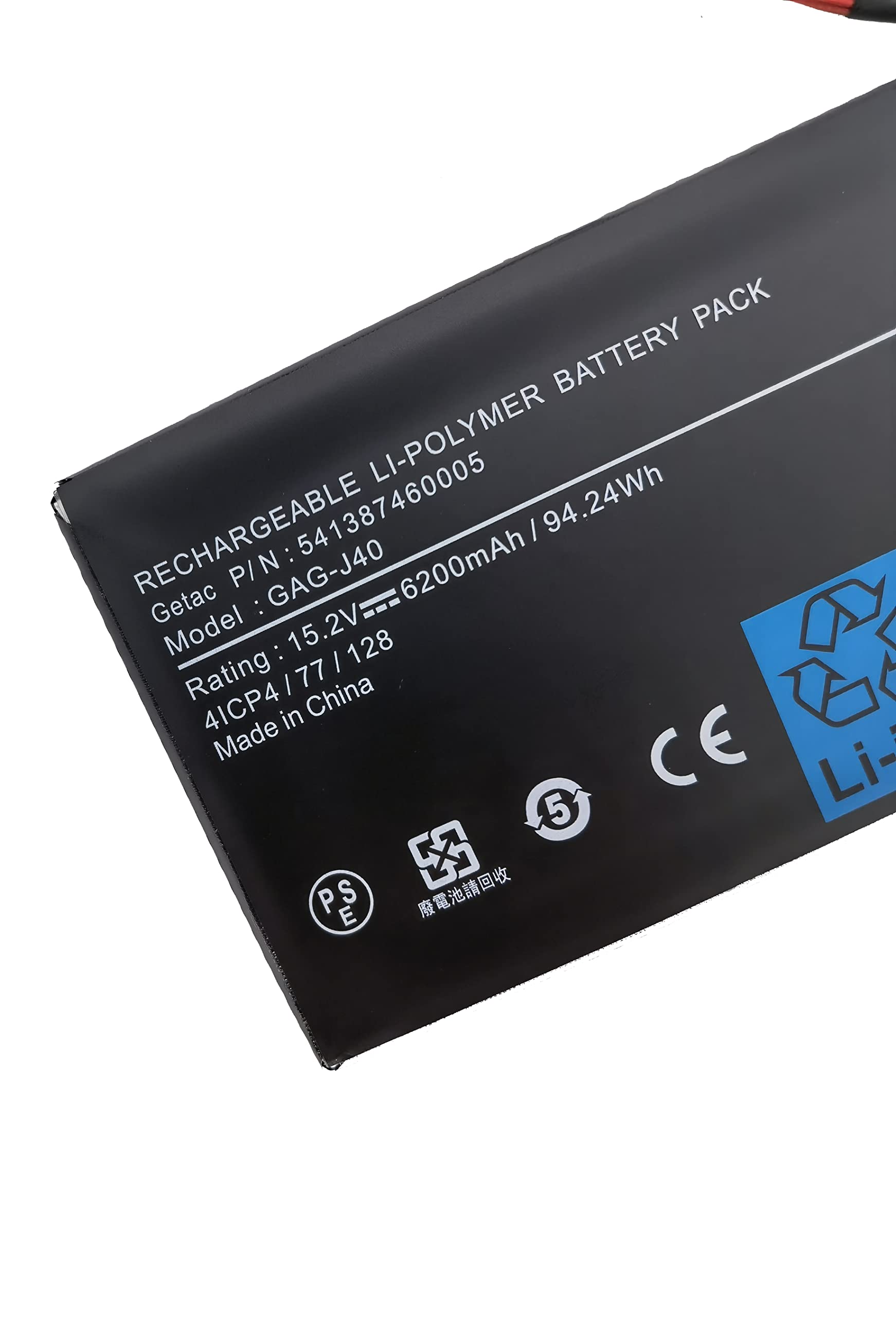 Fully GAG-J40 Replacement Laptop Battery Compatible with Gigabyte Aero 14 V7 K7 14-P64WV6 14-W-CF2 15 15X V8 15W 15-x9 Aorus X5 V6 V7 V8 X7 Dt V6 V7 V8 X9 Dt Series（Note-Connector interface is 29mm） 3