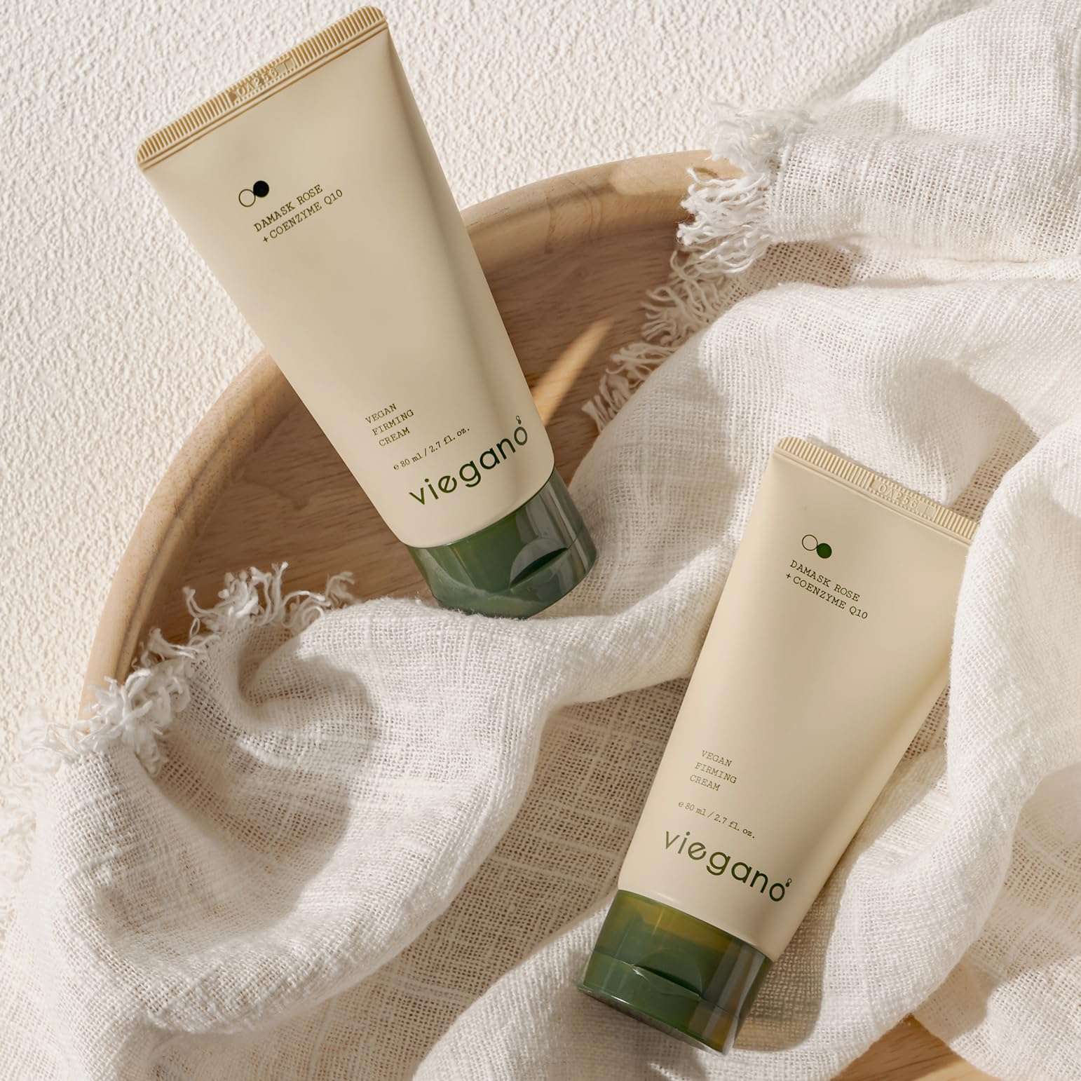 [ viegano ] Firming Cream for Sensitive Skin | Damask Rose + CoQ10 | Korean Moisturizer | Targets Fine Lines & Wrinkles | 100% Vegan | 80 mL 6