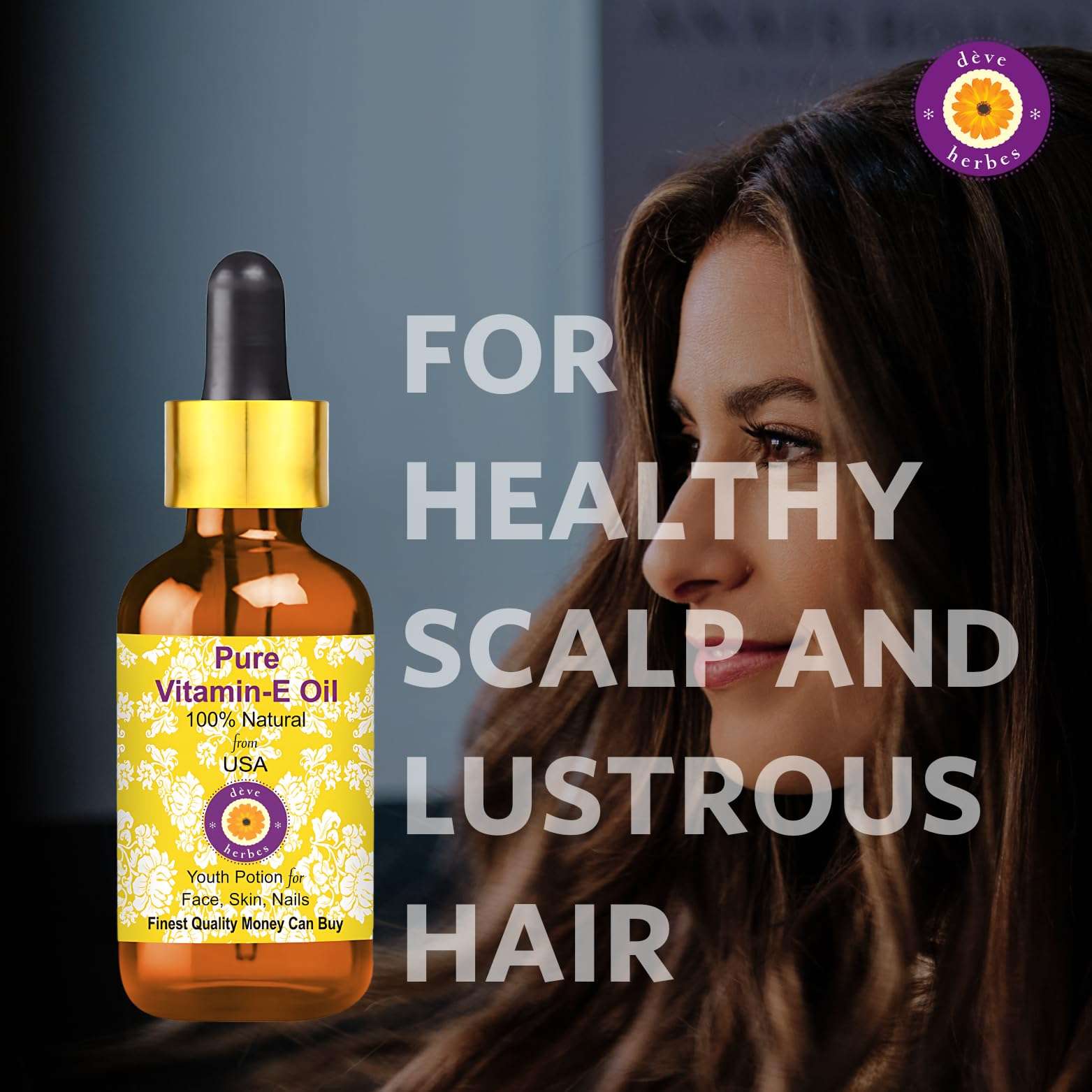 Dev Herbes Pure Vitamin E Oil Natural Therapeutic Grade 15ml (0.50 Ounce) 6