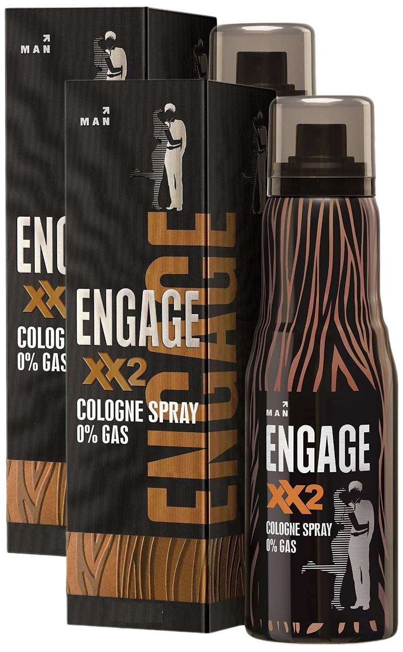 Engage XX2 Cologne No Gas Perfume for Men, Spicy and Citrus Fragrance Scent, Skin Friendly Perfume for Men Long Lasting Smell, 135ml 4