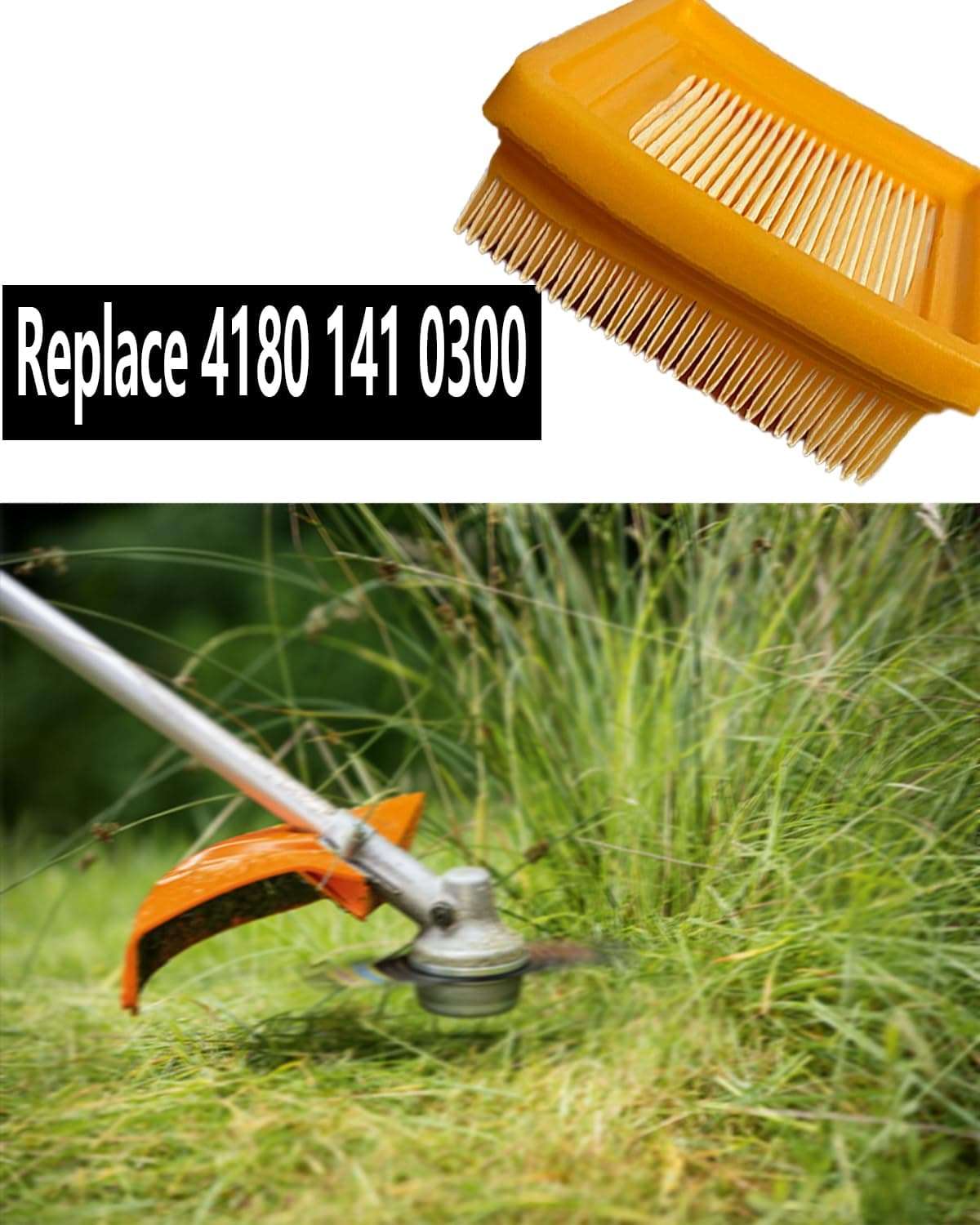 Austkokiyo 10 Pcs Air Filter Replace 4180 141 0300 Fit for Stihl KM91R KM131 FS89 FS91 FS111 FS131 FC91 FC96 FC111 String Trimmer Mowers Brushcutter 4