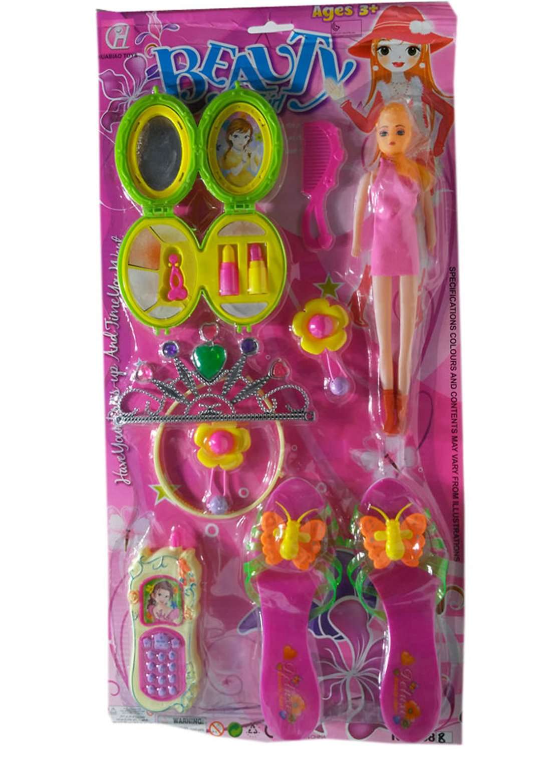 HALO NATION Combo of English Learner Mini Laptop + Glam Doll with Fashion Accessories 4