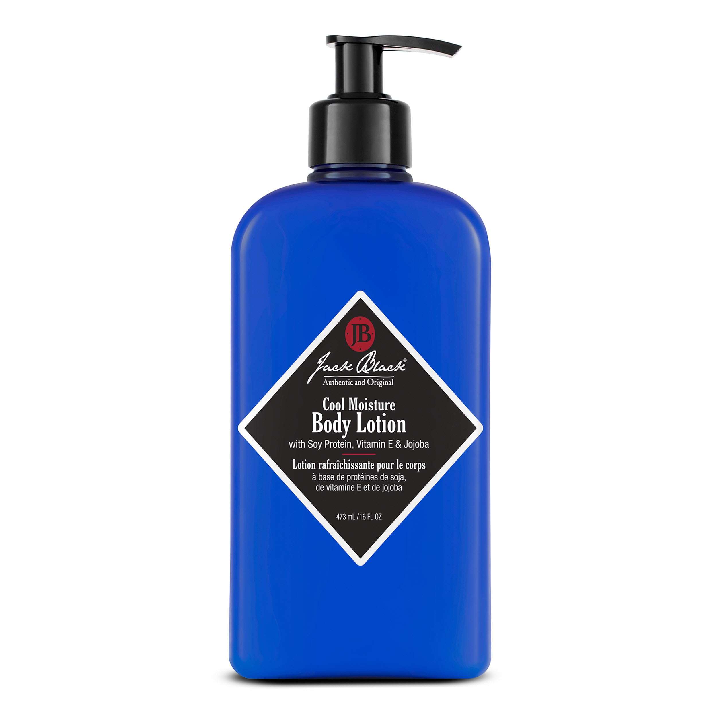 Jack Black Cool Moisture Body Lotion, 16 Fl. Oz. – Soy Protein, Vitamin E & Jojoba – Clean & Fresh Scent, Body Lotion for Dry Skin, Body Moisturizer, Body Cream for Men & Women 1