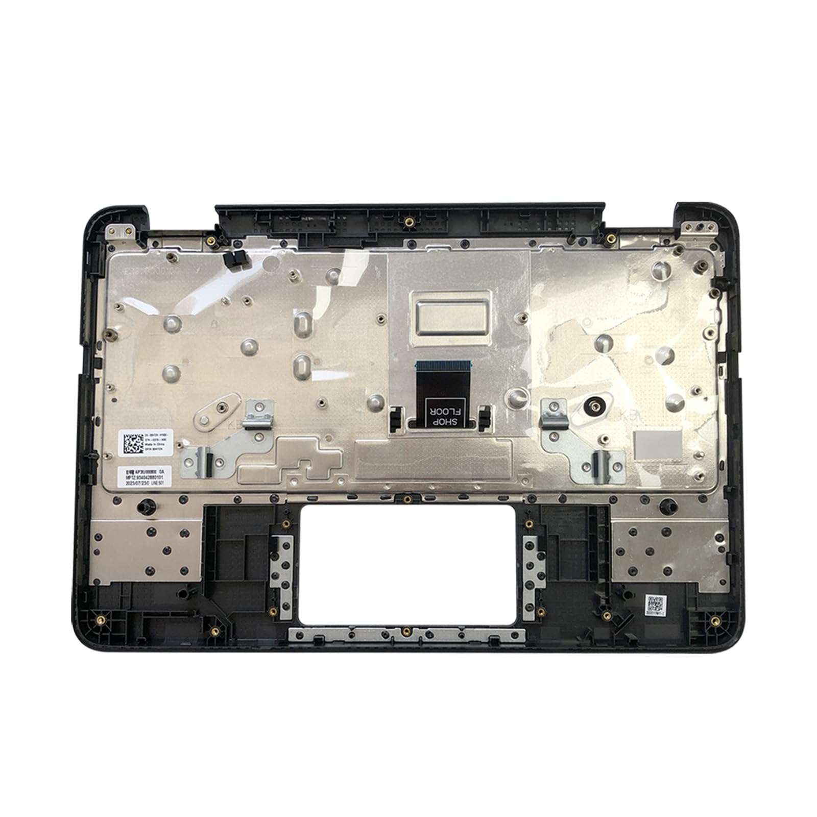 D-KXCPELE Replacement Laptop Palmrest with Keyboard Touchpad for Dell Chromebook 3110 Without Camera Hole Black Upper Case 00H7CN 0H7CN AP3IU000800 (Upgrades) (Palmrest+Keyboard) 4