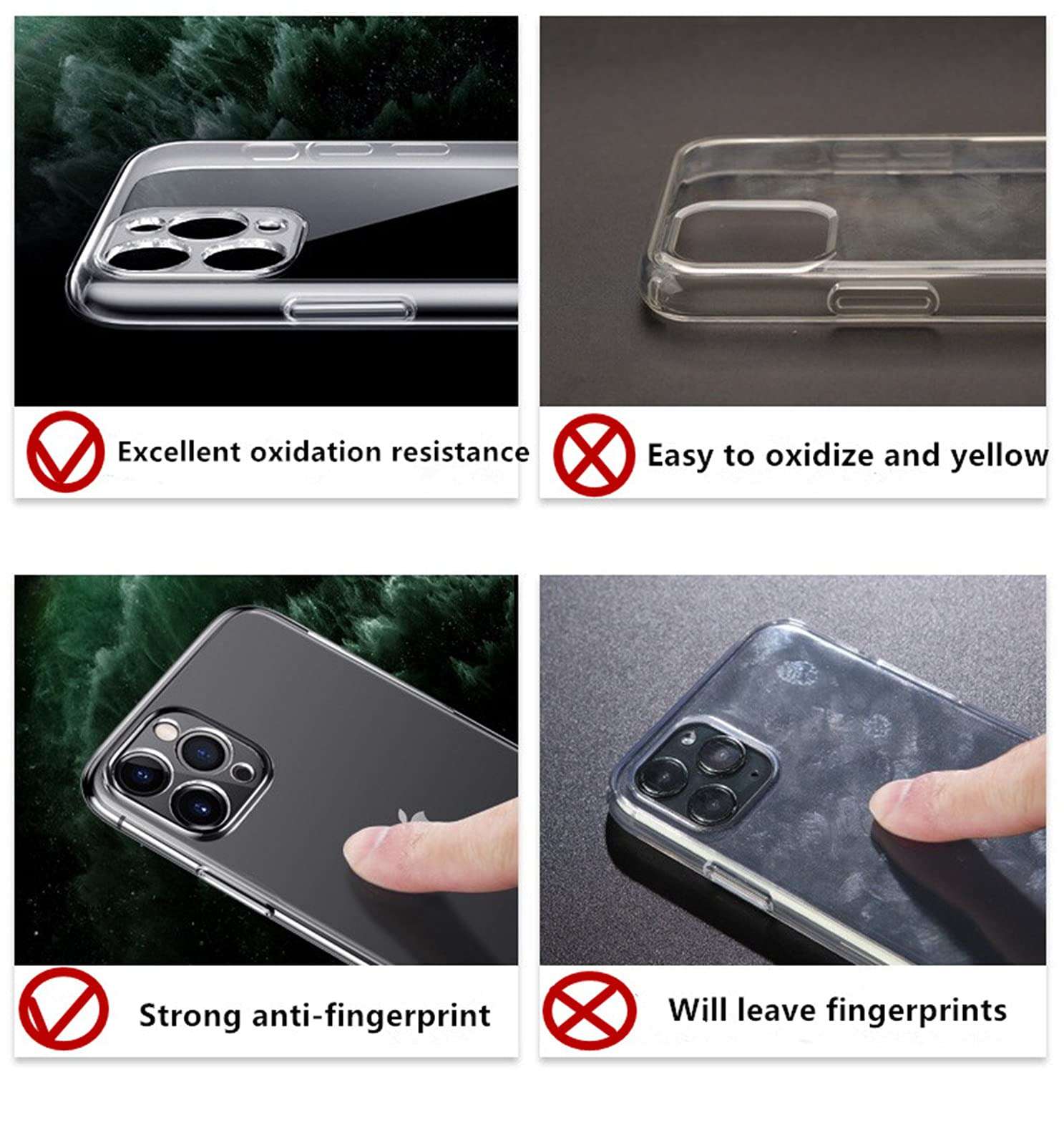 Coolran Compatible with iPhone 12 promax Case 6.7 inch，Shockproof/Drop Proof Protection Durable Phone Case，Soft TPU Bumper Case for iPhone 12 promax 6.7"- Transparent 3