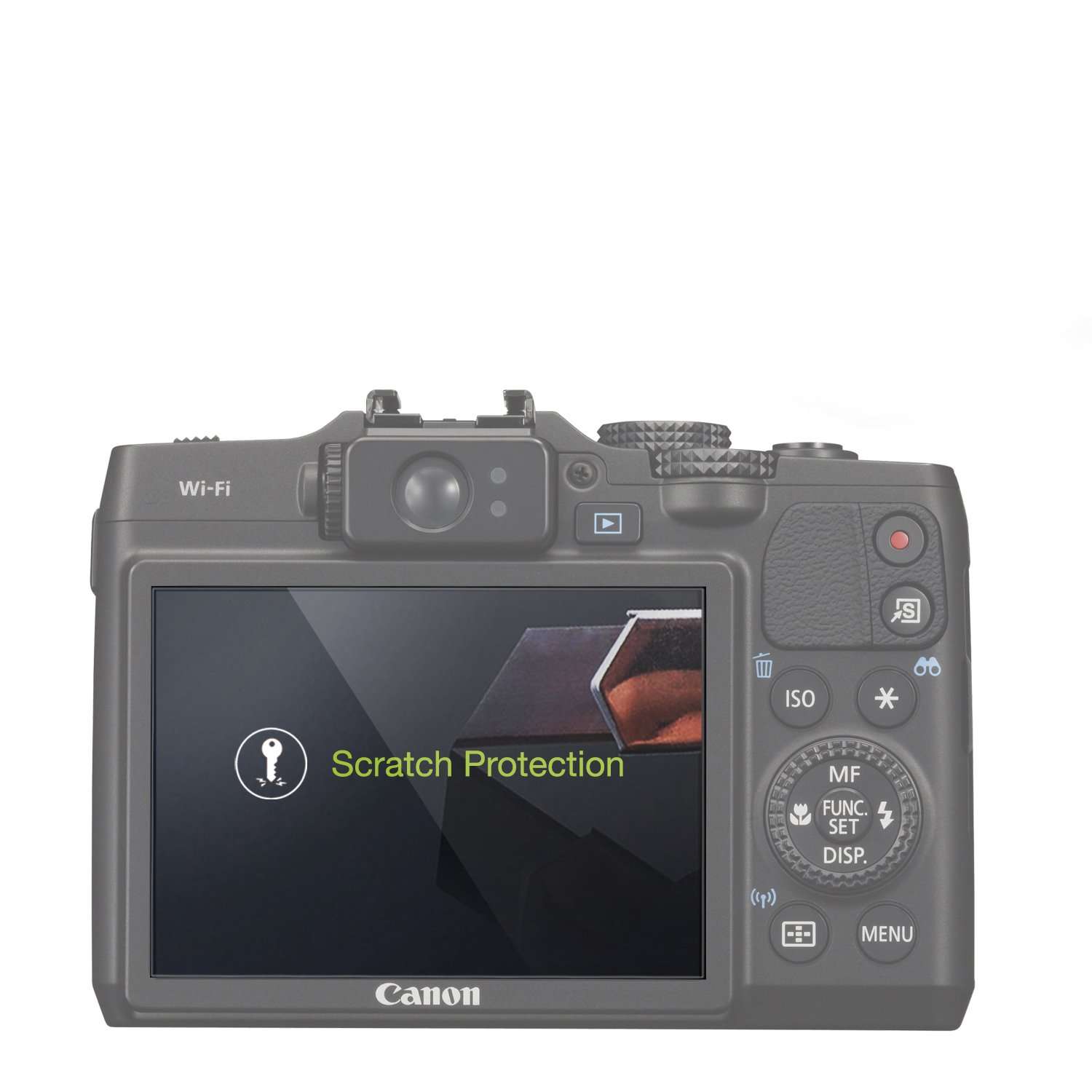 MegaGear LCD Optical Screen Protector For Canon PowerShot G16, Canon PowerShot G15 5