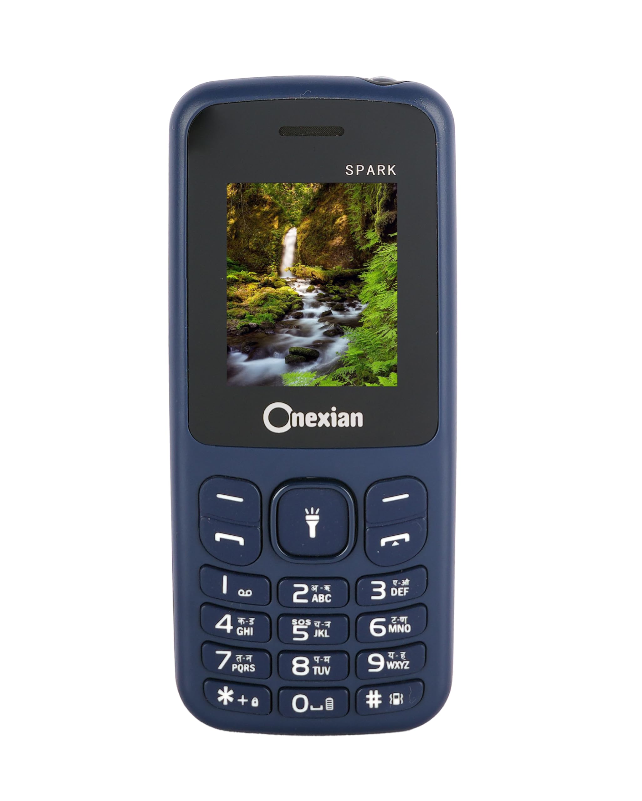 Onexian Spark 311 Dual Sim |Keypad Mobile| with 1.8" Display | Voice Changer | Auto Call Recording | Long Lasting Battery | Wireless FM | Digital Camera | Feature Phone | Torch | Blue 1