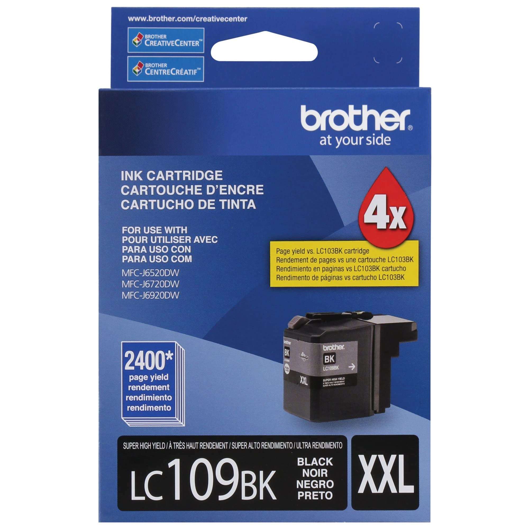 Brother Printer Ultra High Yield Inkjet Cartridge - Black (LC109BK) 1