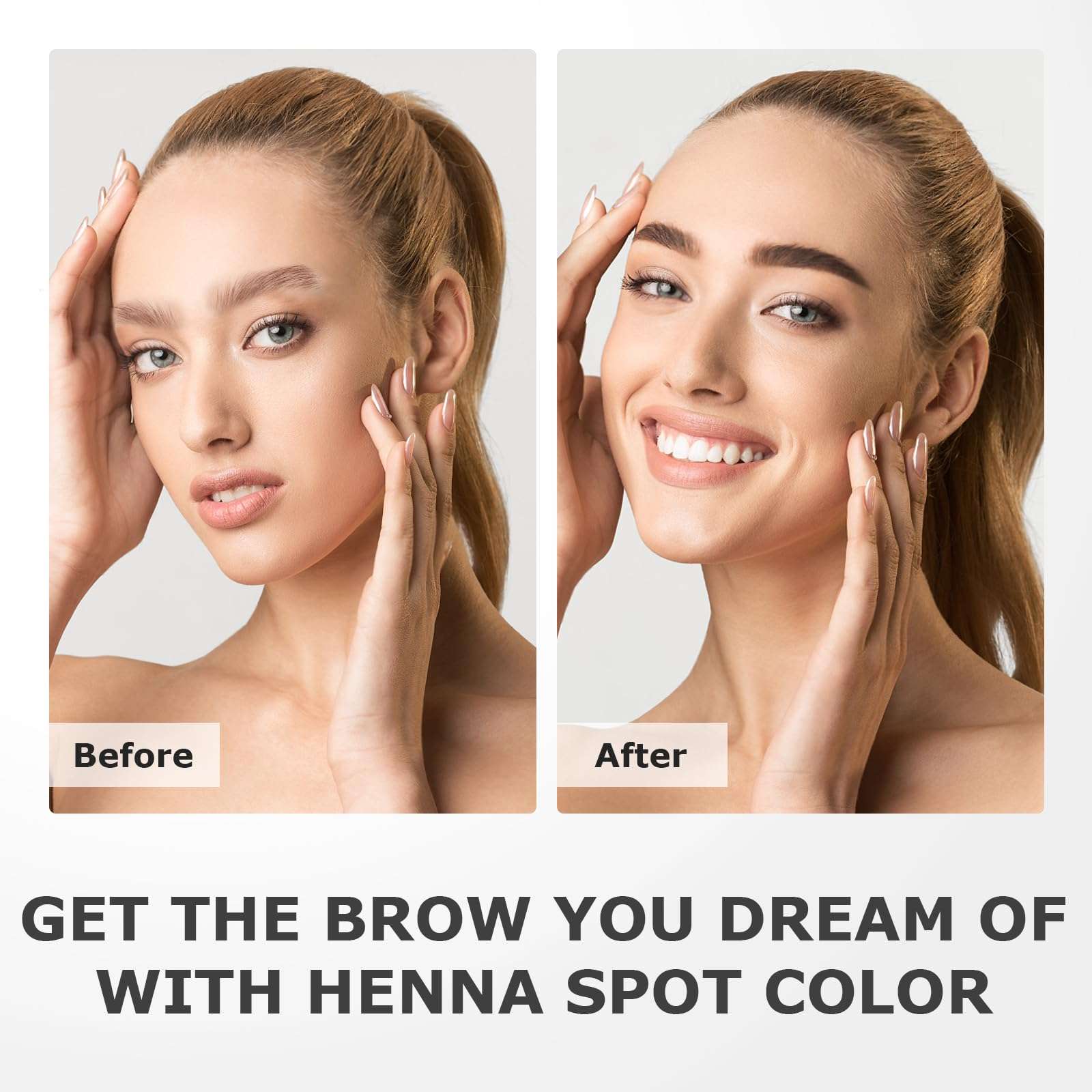 Simpout Henna Hair Kit - Professional Hair Spot Color Kit - Covers Grays and Roots -Natural Powder Kit at Home & Salon, Easy to Use(Black) 6