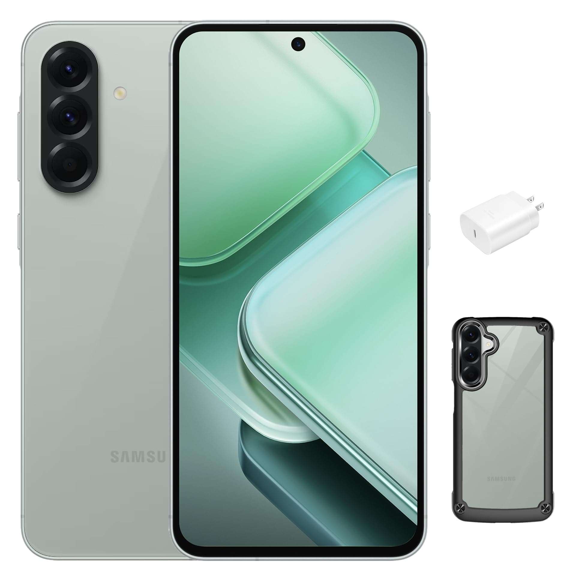 Samsung Galaxy A56 5G – 256GB Olive – International Unlocked – 6.7" 120Hz AMOLED, 50MP Triple Camera, 5000mAh Battery – Works with T-Mobile & AT&T (Verizon Limited) | Includes Fast Charger & Case 1