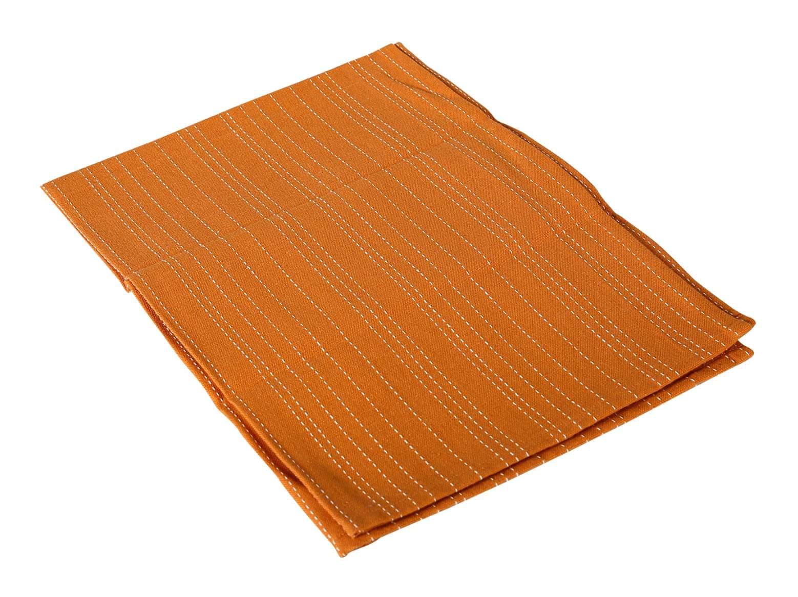 KASKOM Cotton Handmade Kitchen Towel - Orange 2