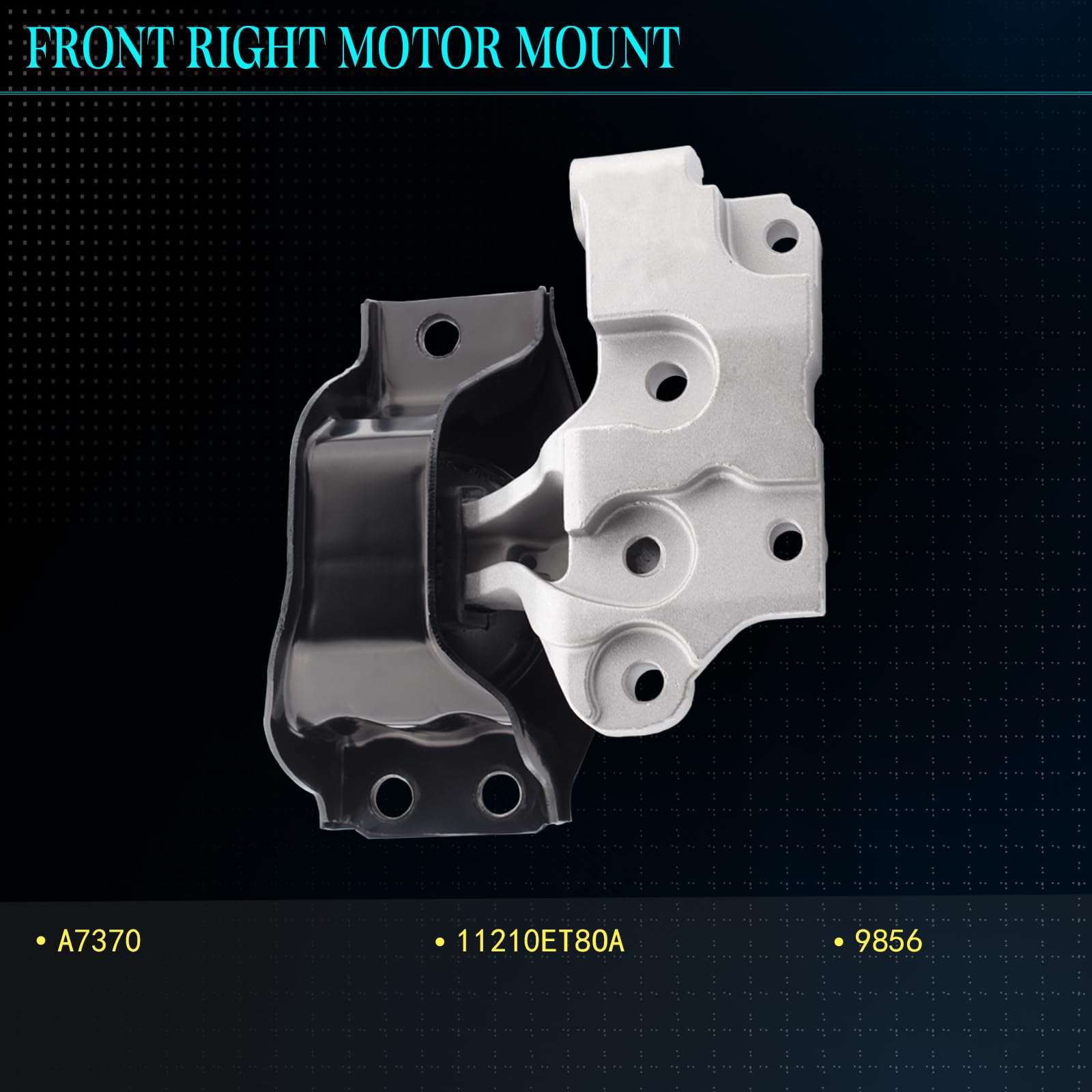SHERXINBO Engine Motor Mount Compatible with Nissan 2008-2013 Rogue 2014-2015 Rogue Select AWD 2.5L Replacement for A7370 A7392 A4351 A4352 Set of 4 5