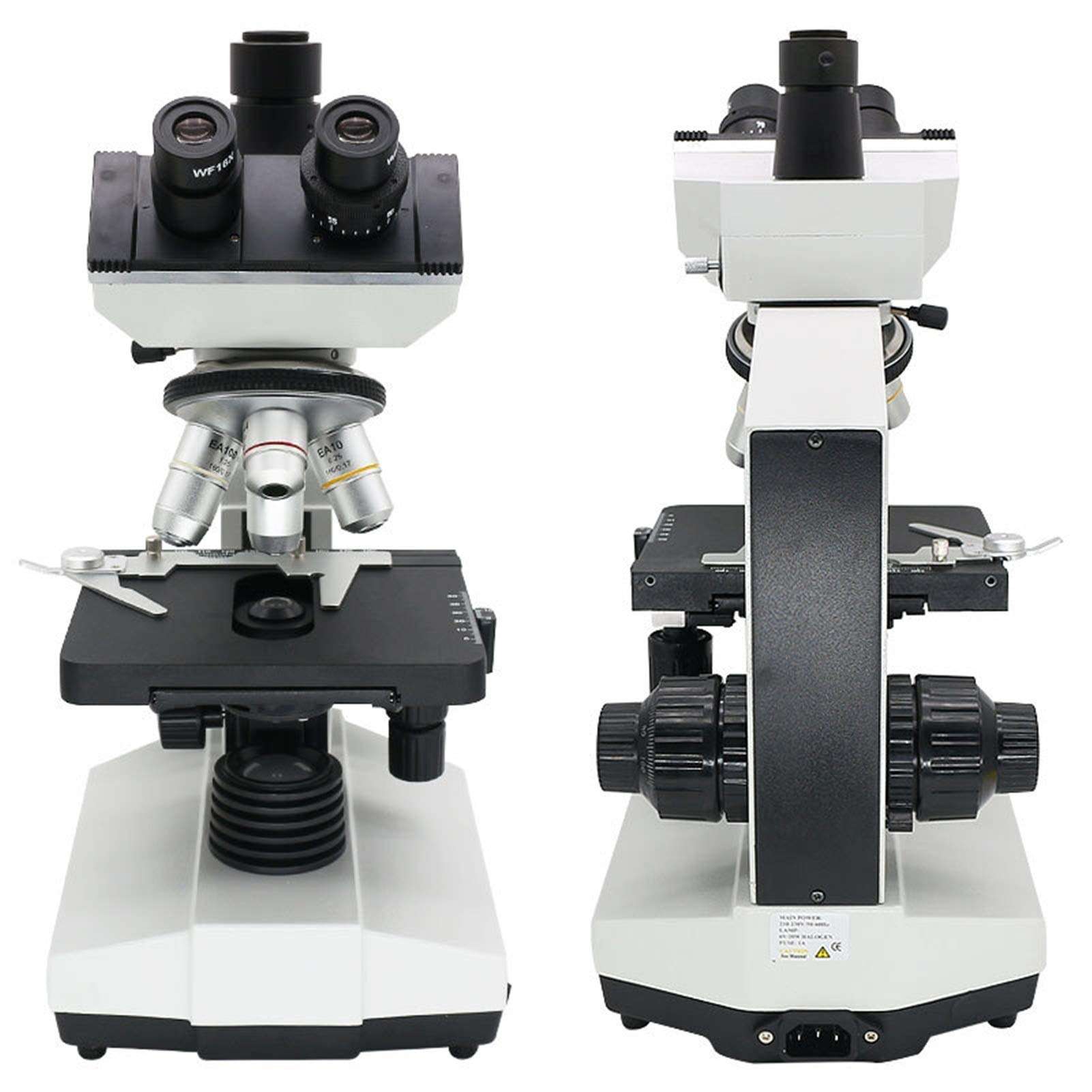 L-SHISM Microscopes Biological Microscope， LED 1600X Monocular Binocular Trinocular Microscope f/Laboratory Biological Research Observation for School Laboratory,Home Science Education 4