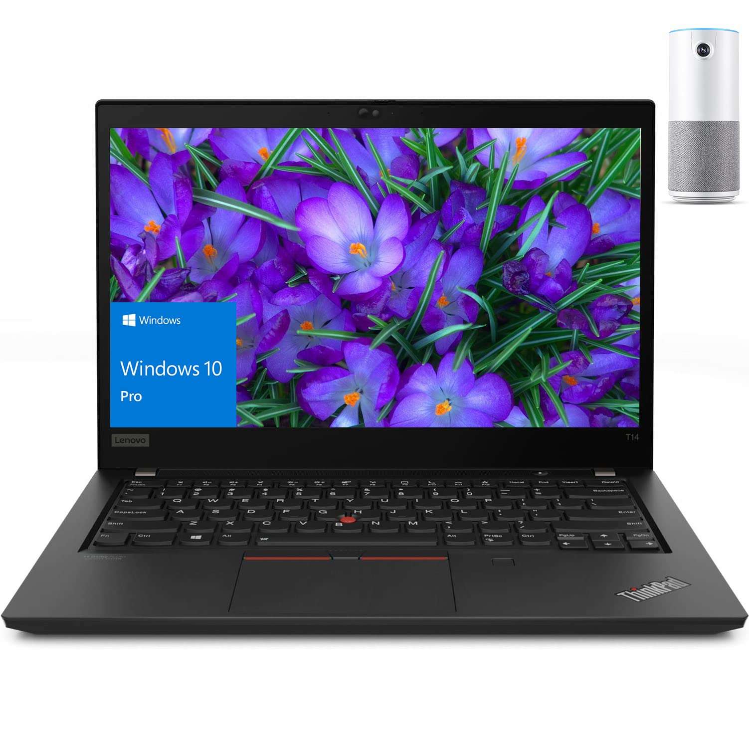 Lenovo ThinkPad T14 Gen 2 14" FHD 300nits Business Laptop, Intel Quad-Core i5-1135G7 (Beat i7-1065G7), 8GB DDR4 RAM, 512GB PCIe SSD, WiFi6, BT5.2, Backlit Keyboard, Windows 10 Pro, Conference Speaker 1