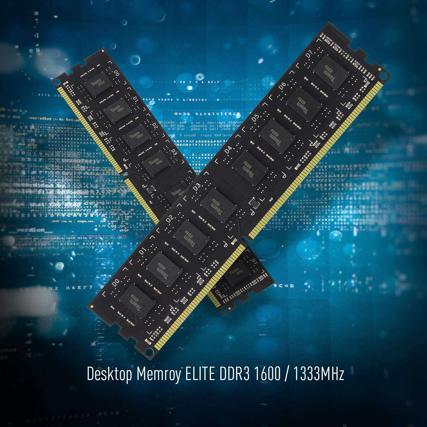 TEAMGROUP Elite DDR3 8GB Kit (2x4GB) 1600MHz (PC3-12800) CL11 Unbuffered Non-ECC 1.5V UDIMM 240 Pin PC Computer Desktop Memory Module Ram Upgrade - TED38G1600C11DC01 5