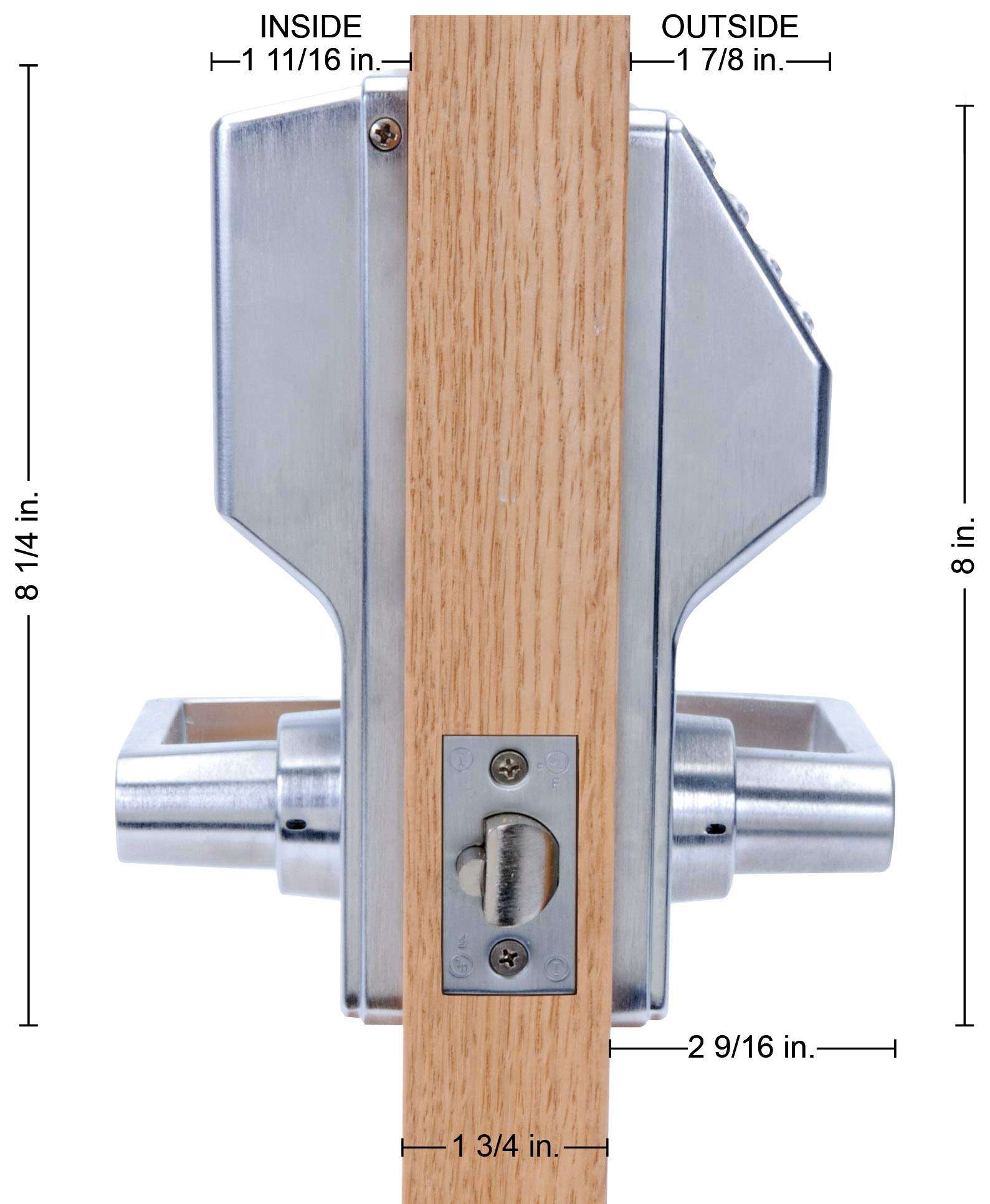 Alarm Lock - DL270026D Trilogy By T2 Stand Alone digital lock DL2700/26D 2