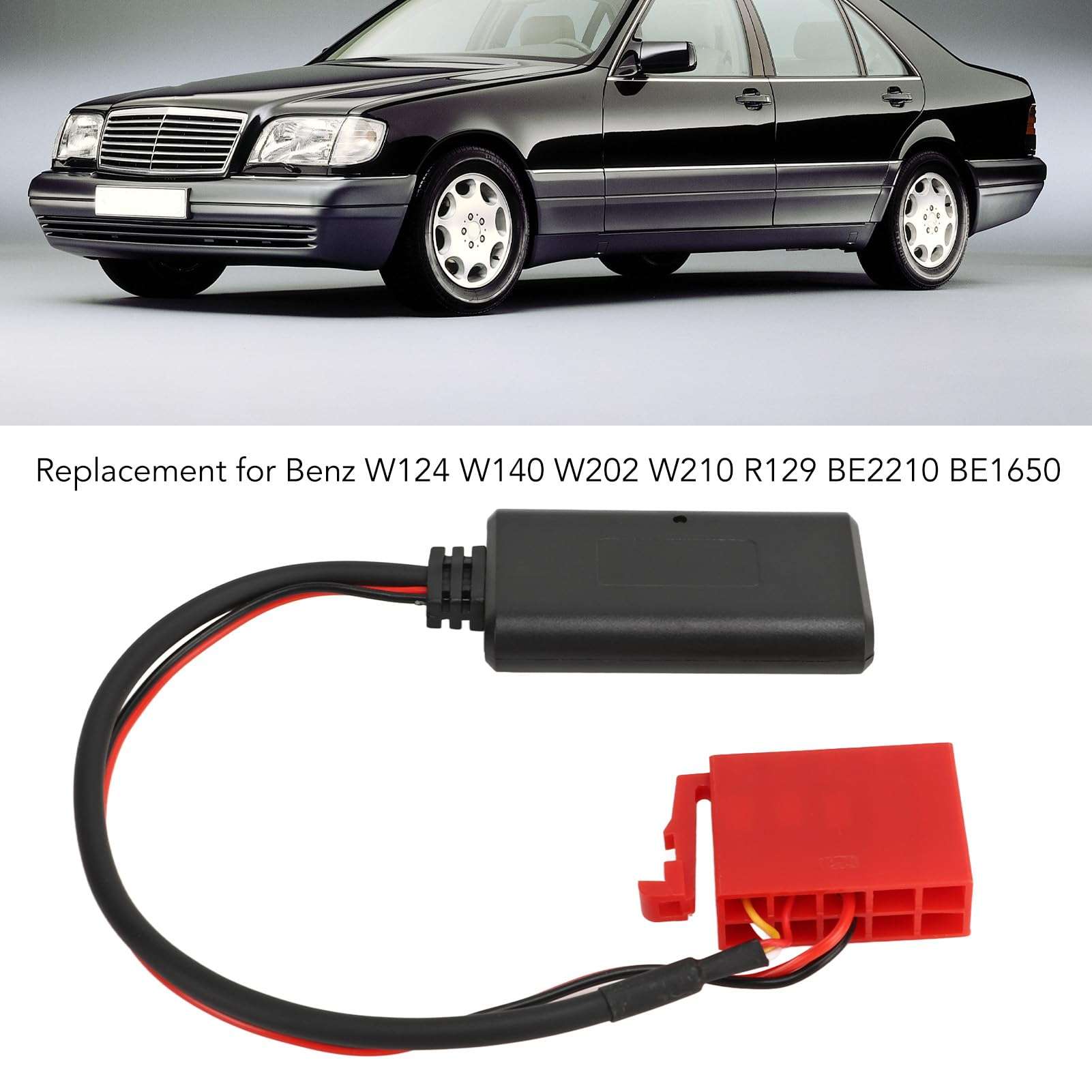 Car Bluetooth Adapter Digital Car Stereo AUX Interface Adapter for Benz W124 W140 W202 W210 R129 CD Player Audio Receiver Transmitter Receiver 4