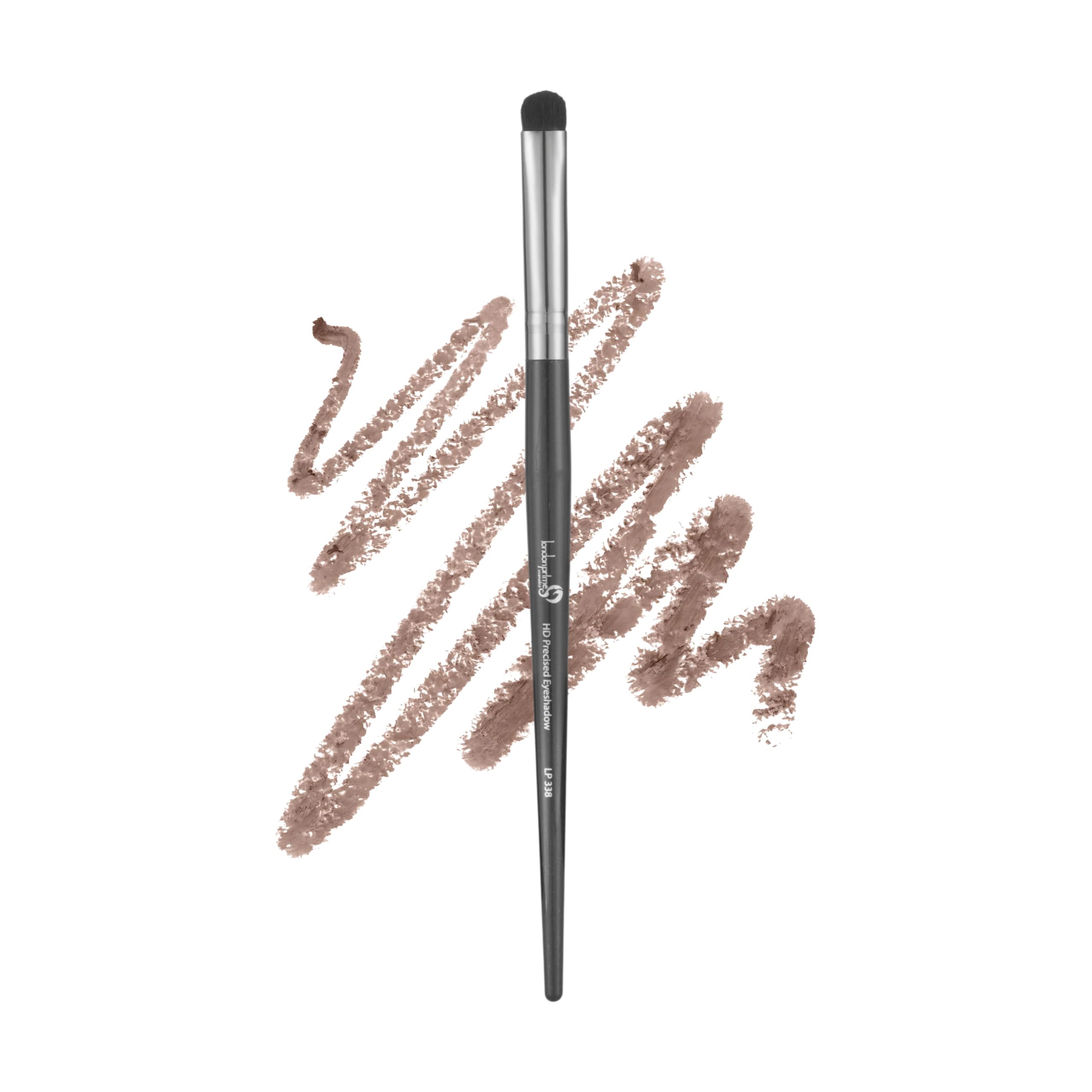 LONDON PRIME HD Precised Eyeshadow Brush LP 338 - Professional Eye Makeup Brush for Powder, Cream & Glitter - Soft Synthetic Bristle Precision Eyeshadow & Blending Brush - Travel-Friendly, Daily Use 1
