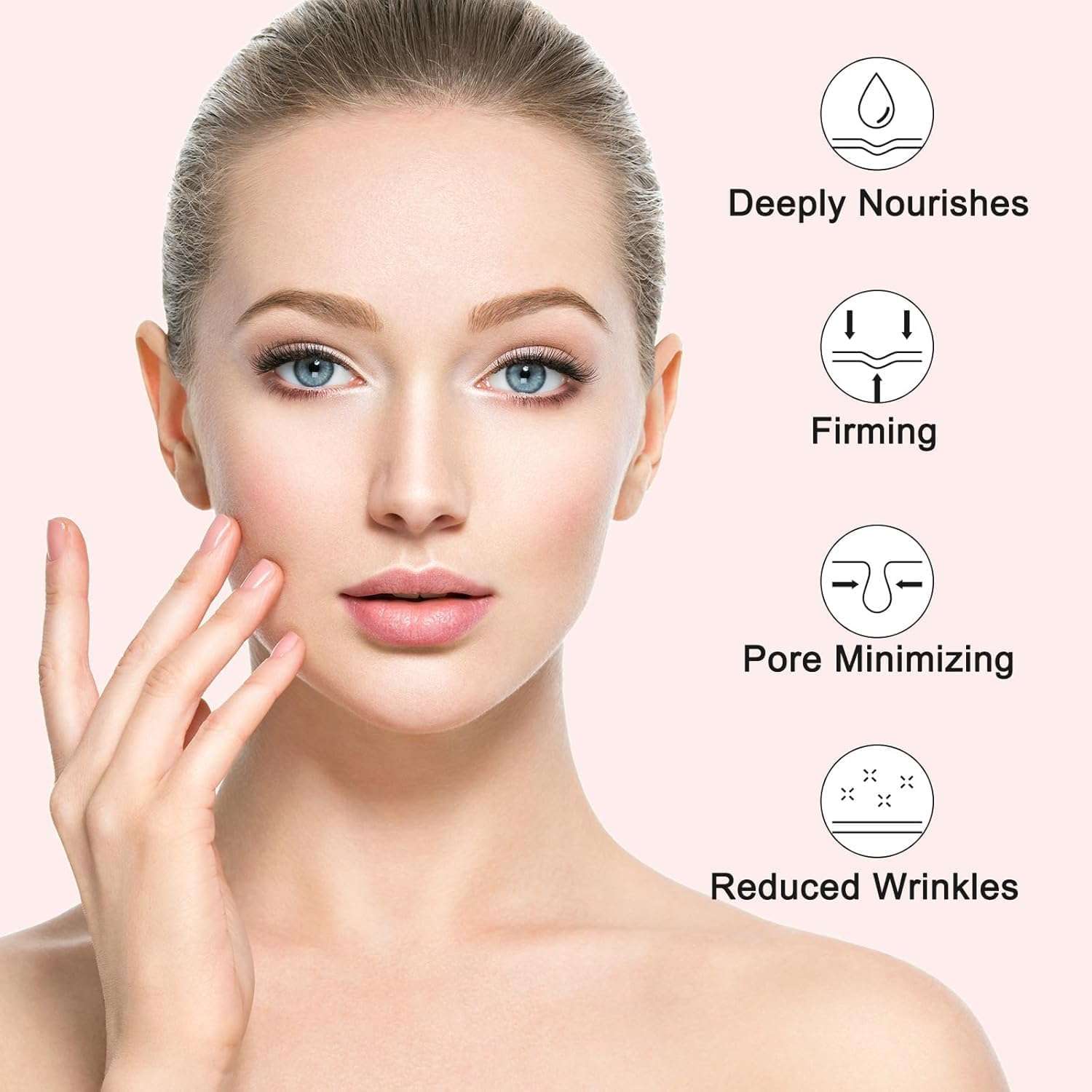 Collagen Glass Skin Overnight Mask - Korean Collagen Face Mask Low Molecular Collagen & Hyaluronic Acid, Pore Perfecting & Hydrating - For All Skin Types 3