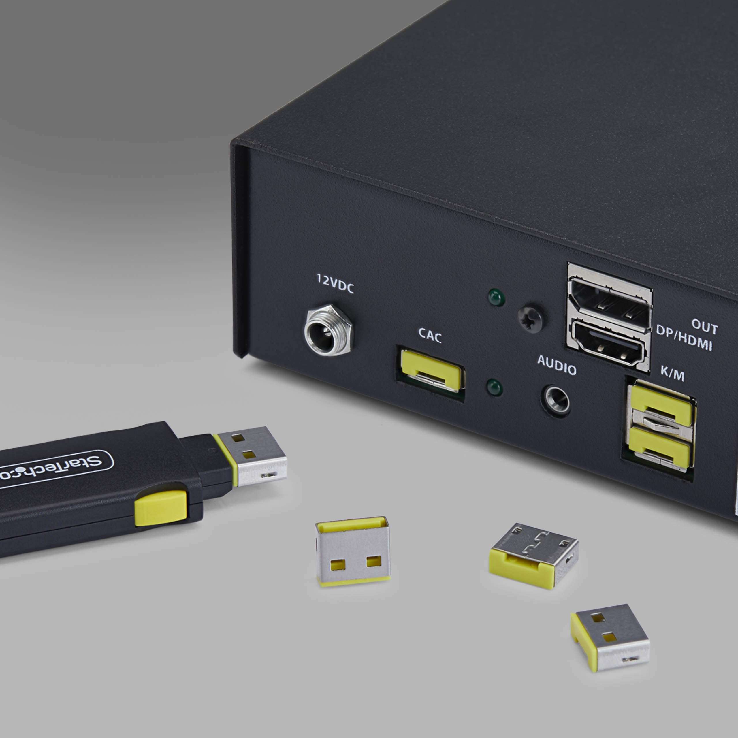 StarTech USB-A Port Blocker Replacement Plugs, 25-Pack Spare Latching Inserts for USB-A-Port-Blocker, Snap-in Reusable USB-A Dust Covers 6