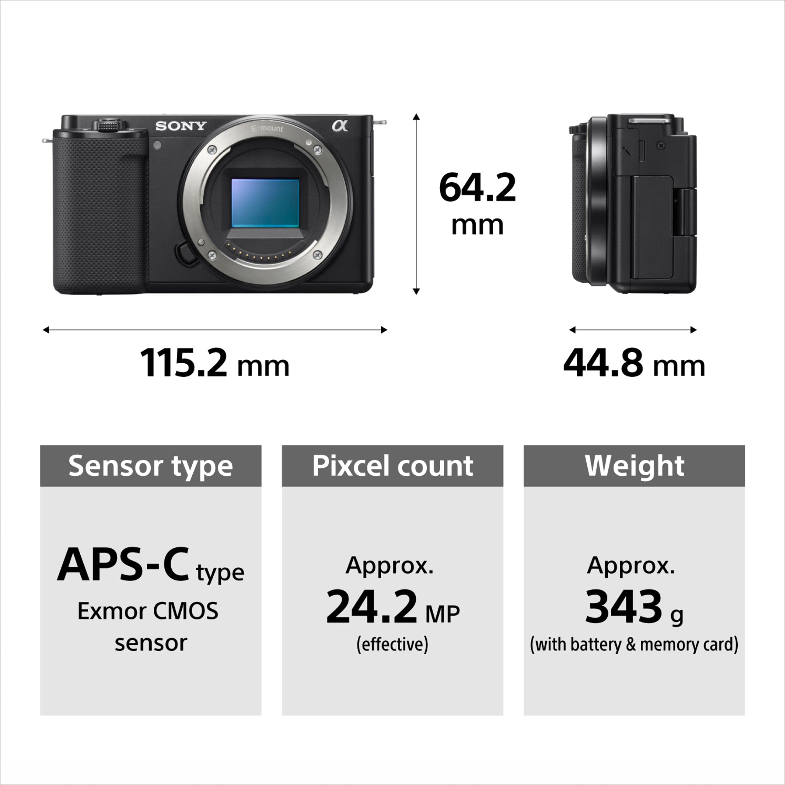 Sony Alpha ZV-E10L 24.2 Mega Pixel Interchangeable-Lens Mirrorless vlog Camera with 16-50 mm Lens & SanDisk Extreme Pro SD UHS I 64GB Card for 4K Video for DSLR and Mirrorless Cameras 200MB/s 5