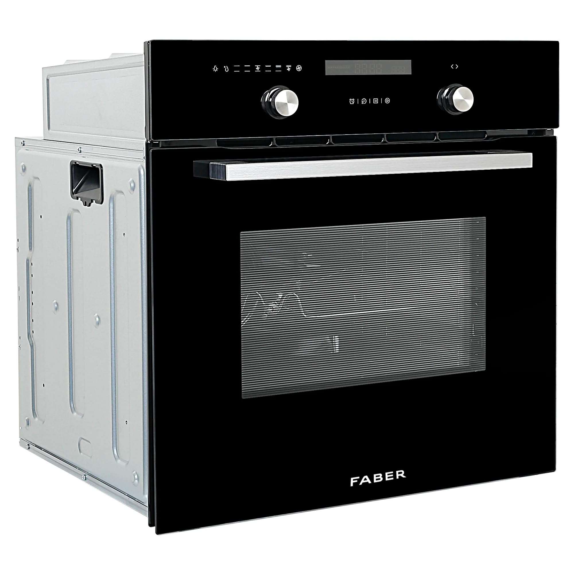 Faber 82L Built-In Microwave Oven with 10 functions | Auto Cook Menus & Auto Power Off Protection | Grill, Convection, Defrost & Combination Cooking | 1 Yr Warranty | FBIO 82L 10F BK with ART 5