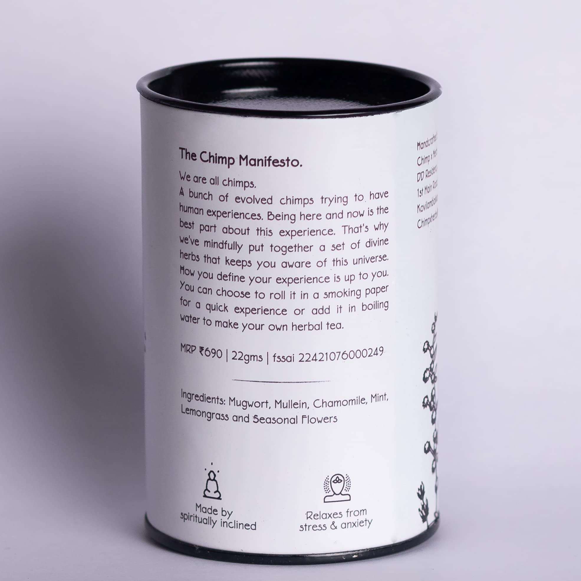 Chimp x Herbs | Herbal Smoking Blend ( 22 gms ) 3