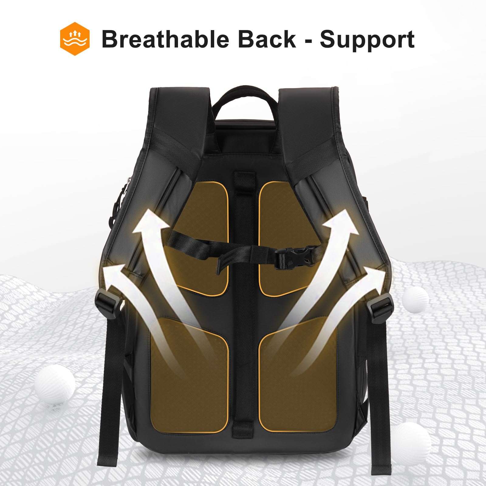 MOSISO Camera Backpack, DSLR/SLR/Mirrorless Full Back Access Photography Backpack, Waterproof Camera Bag with Tripod Holder&Laptop Compartment&Rain Cover Compatible with Canon/Nikon/Sony, Black 6