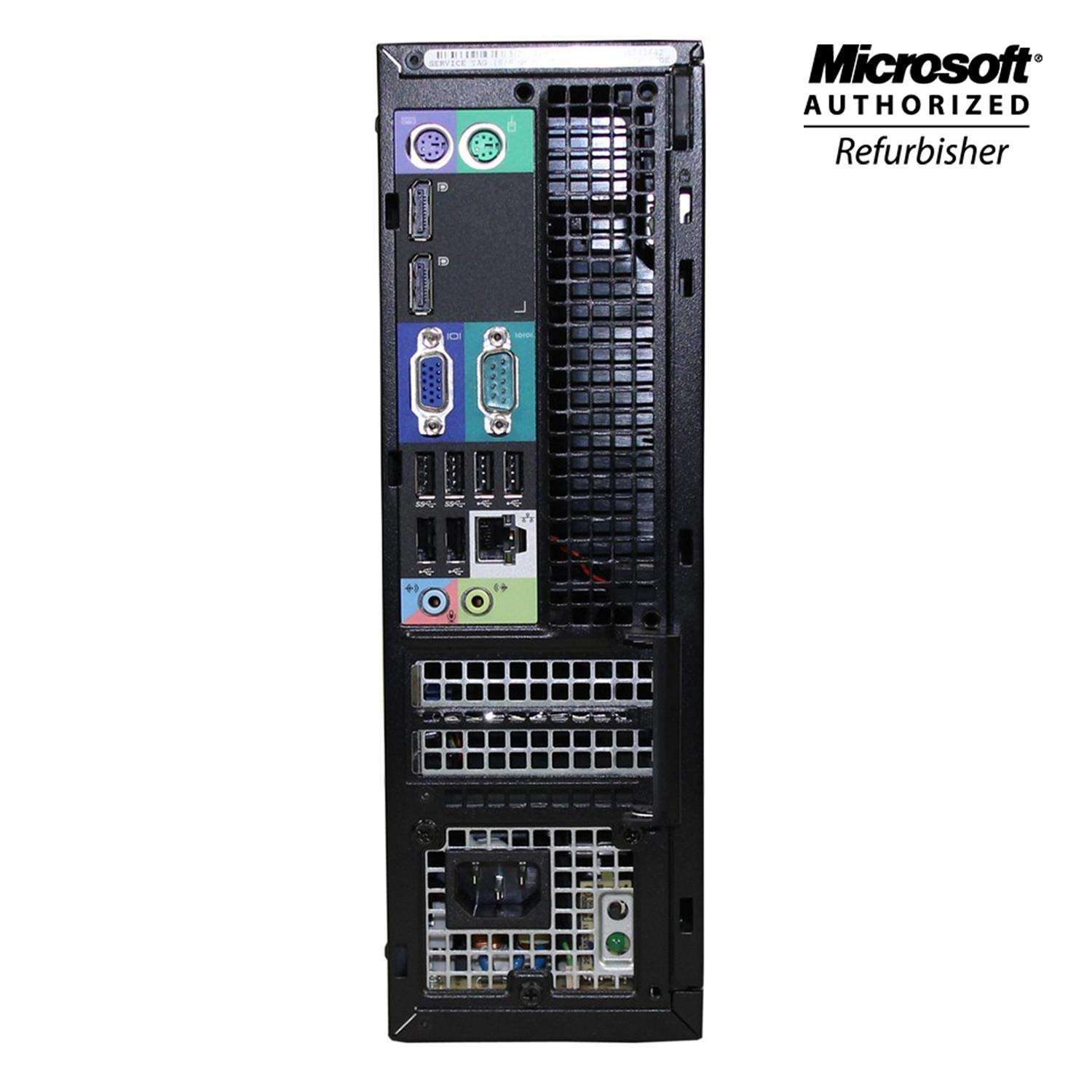 Dell Optiplex 7020 SFF Business Desktop Computer - Quad Core Intel i7 4770 3.4 GHz, 16GB RAM, 256GB SSD, DVD-ROM Drive, Keyboard, Mouse, WiFi, Windows 10 Home(Renewed) 3