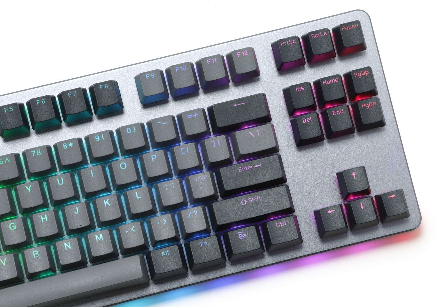 Massdrop CTRL Mechanical Keyboard — Tenkeyless TKL (87 Key) Gaming Keyboard, Hot-Swap Switches, Programmable Macros, RGB LED Backlighting, USB-C, Doubleshot PBT, Aluminum Frame (Cherry MX Blue RGB) 3