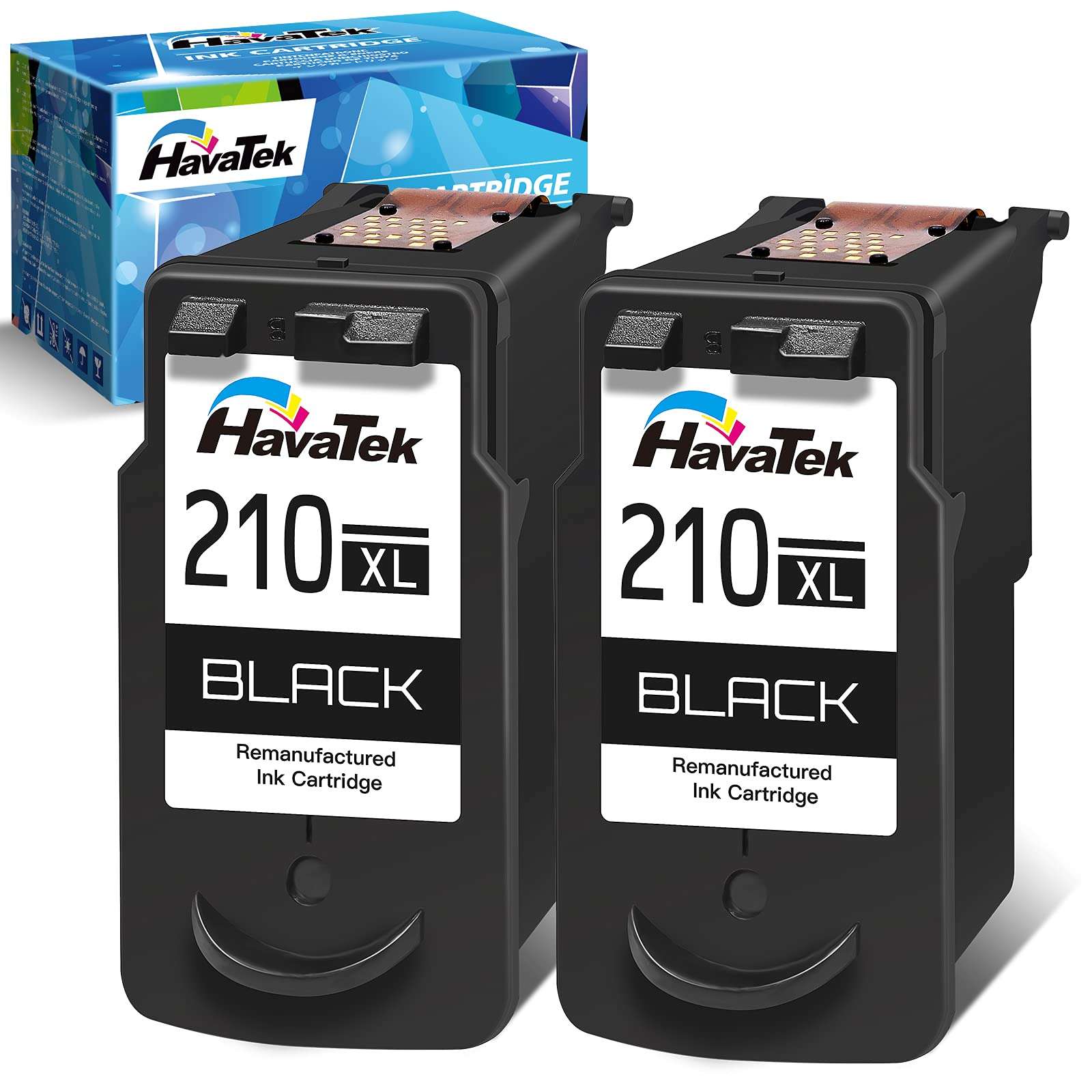 HavaTek Remanufactured PG-210XL Ink Cartridge Replacement for Canon 210XL Black Fit for Canon Pixma MX410 MP495 MX340 MP250 MX320 MP490 MP499 MX350 MX330 iP2702 MP480 MX420 MP280 iP2700 MX360 Printer1 1