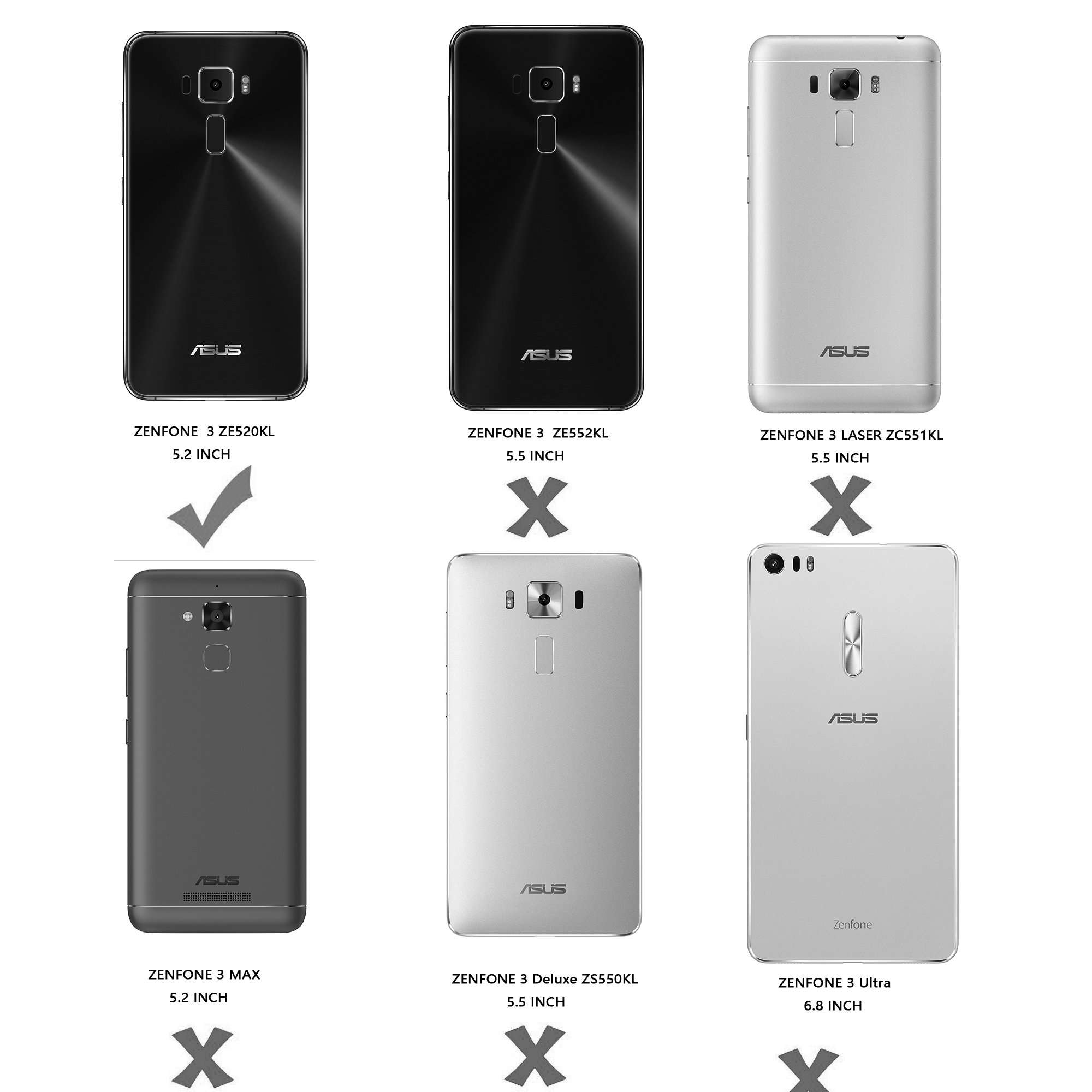 Mulbess Vintage Asus ZenFone 3 ZE520kl Case Wallet, Flip Leather Phone Case with Card Holder for Asus ZenFone 3 ZE520kl Cover, Wine Red 2