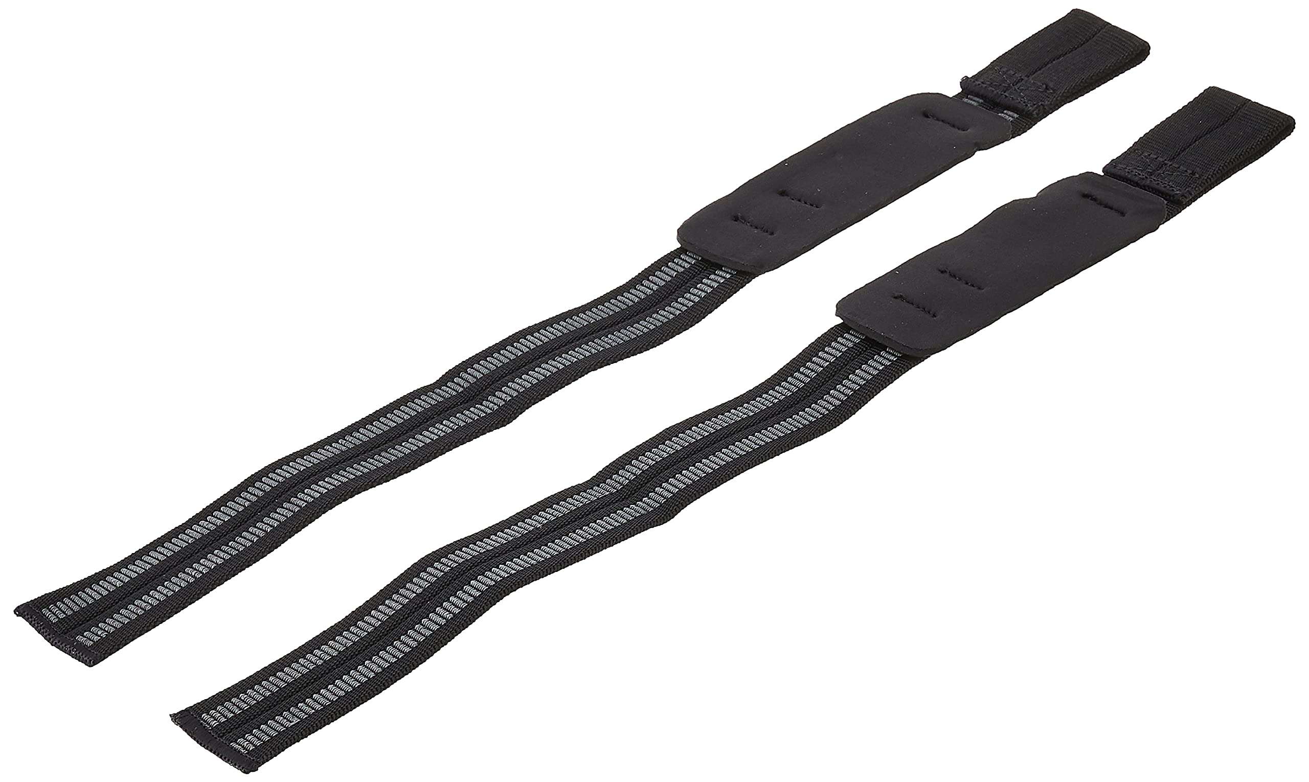 Harbinger 20500 Big Grip No-Slip Nylon Lifting Straps with DuraGrip, Padded, 21.5", Black 2