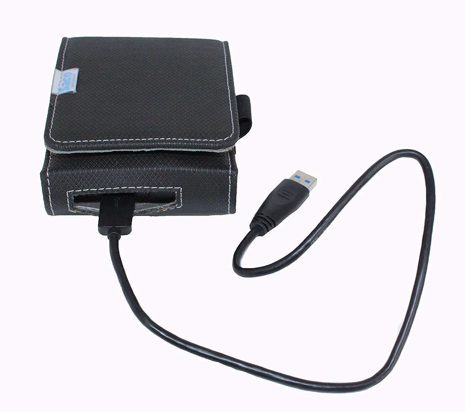 Saco Bag for Hard Disk case Cover Pouch for Adata AHV611-1TU3-CBK 1 TB 6