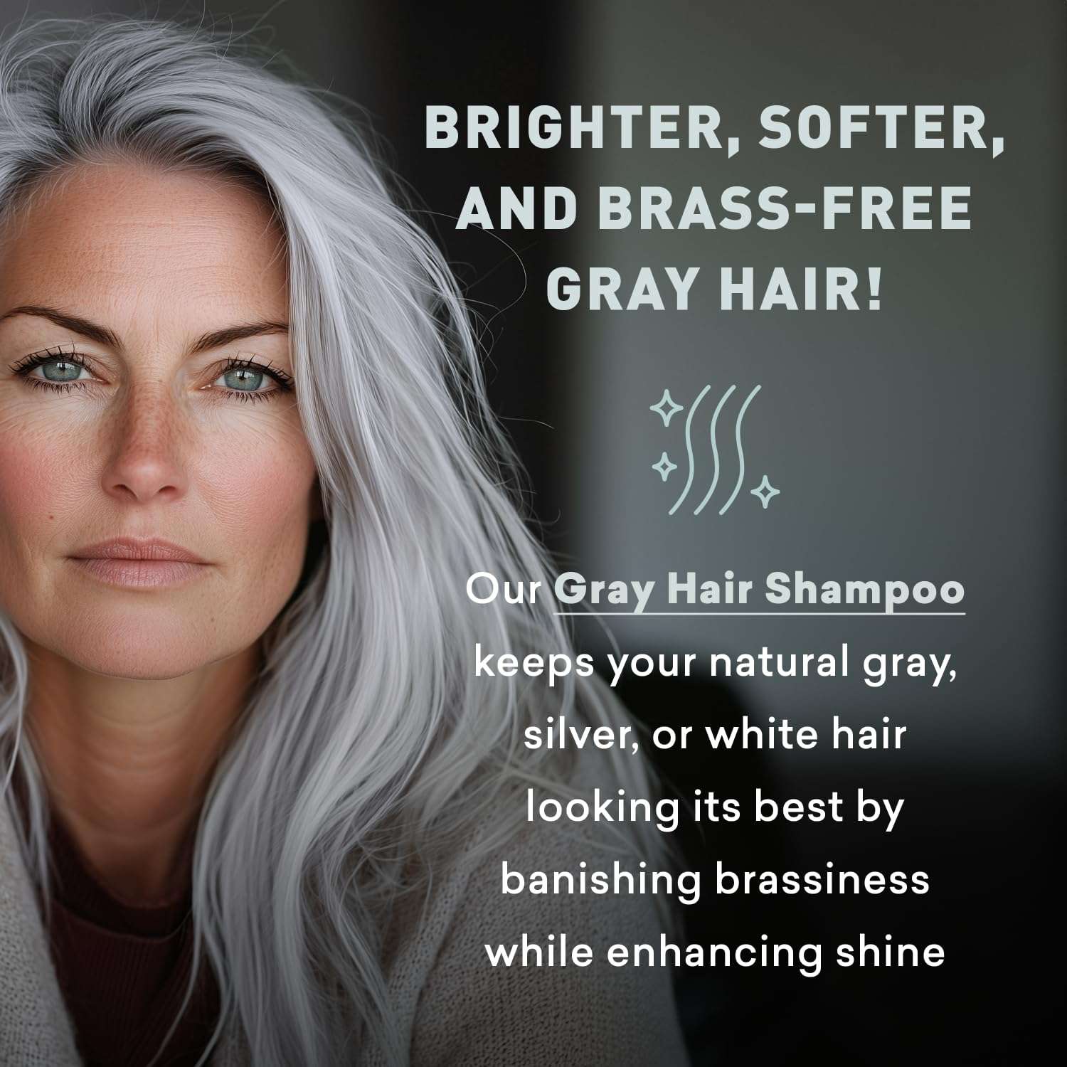 Just Nutritive Silver & Gray Hair Perfecting Duo | Hydrating Gray Hair Shampoo & Anti-Brass Purple Shampoo 16 & 8 Fl Oz. 6