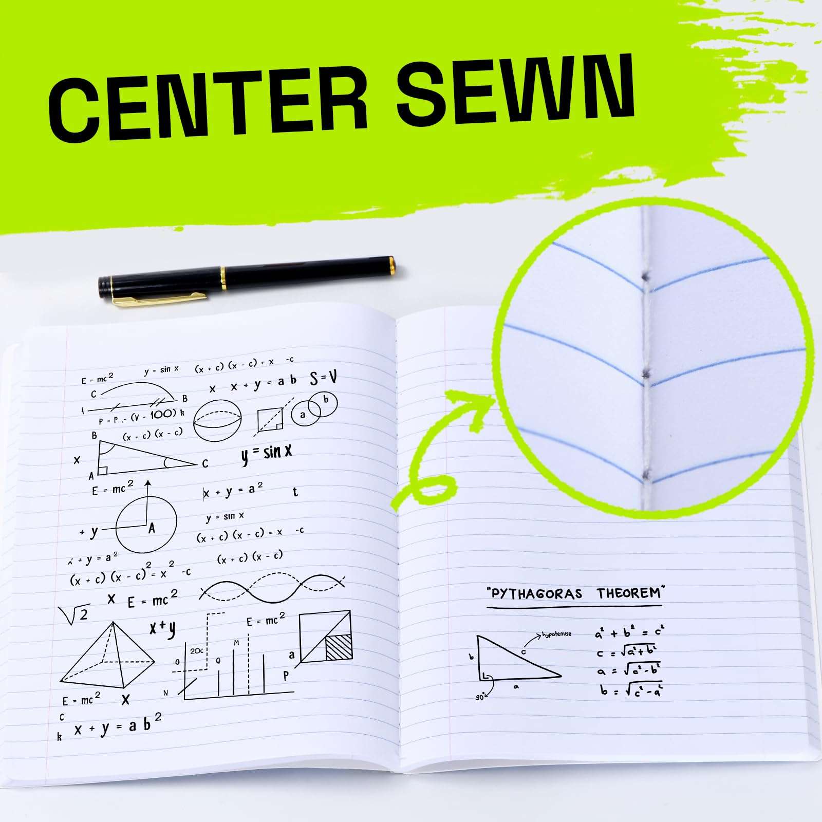 ONAVIA Composition Notebook Wide Ruled 6 Pack, 200 Pages (100 Sheets), 9-3/4 x 7-1/2, Marble Composition Books Bulk, Notebooks for School, Work, Office, Hard Cover Comp Book, School Supplies, Pink 4