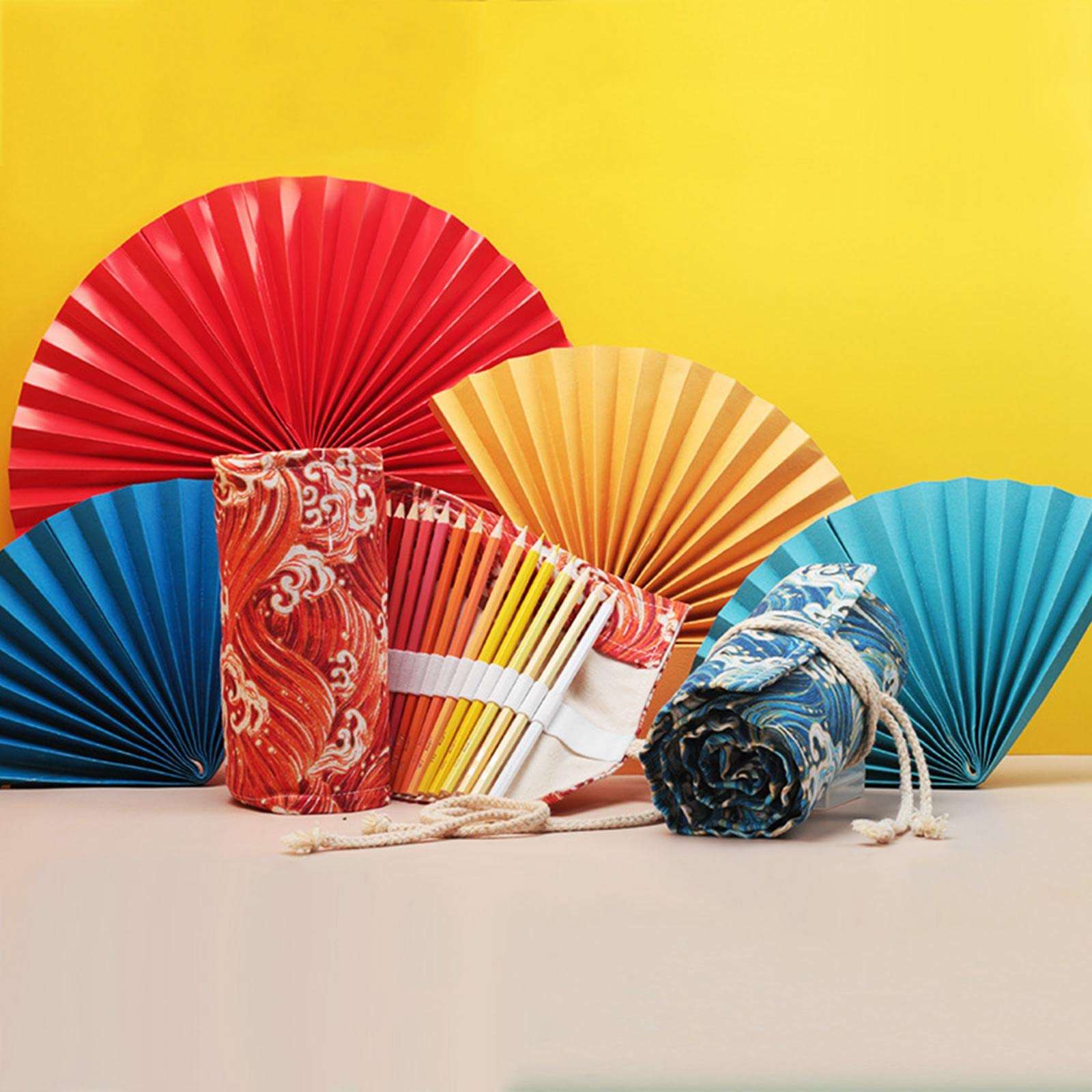 myaddiction G548 Oil Colored Pencils Teachers Crafting Presharpened Pencils Red Linen 4